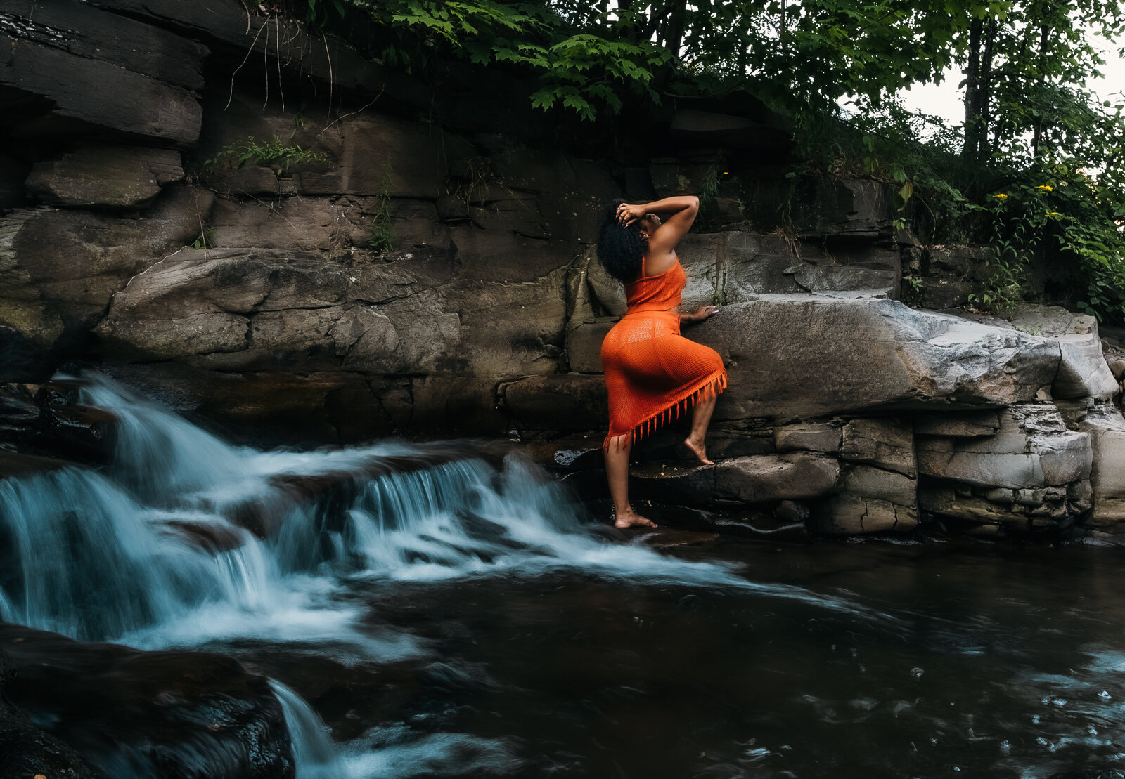 Waterfall boudoir photographers in my area