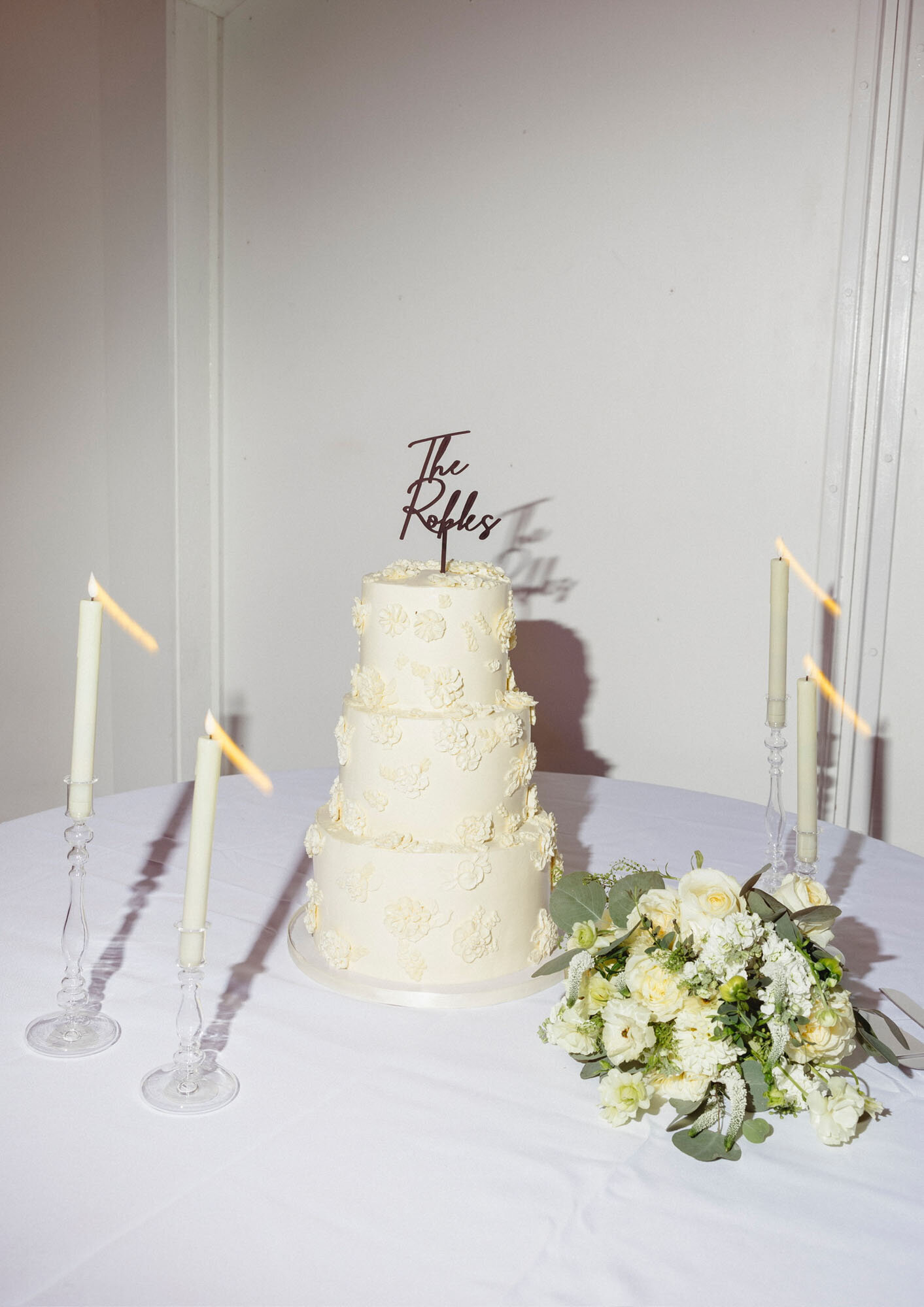 Wedding cake for North Carolina destination wedding
