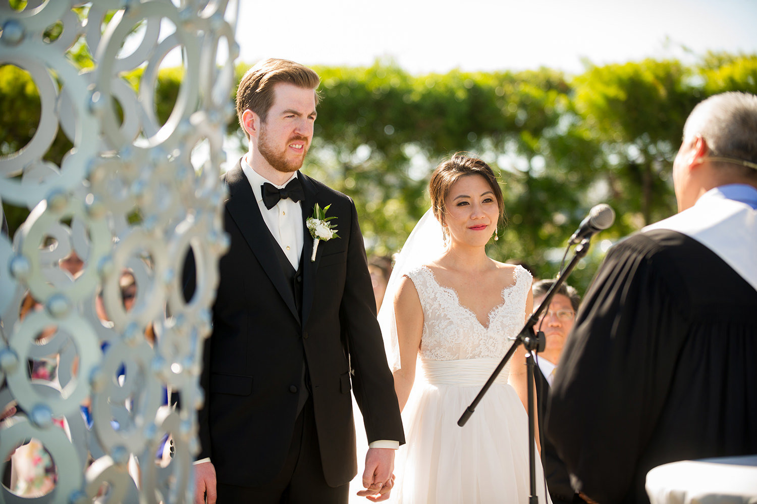 ceremony with beautiful bride