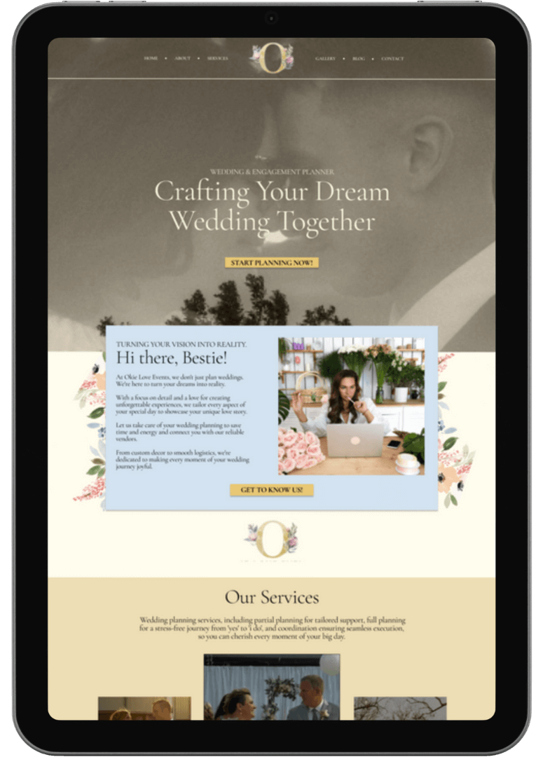 web-design-for-wedding-planner