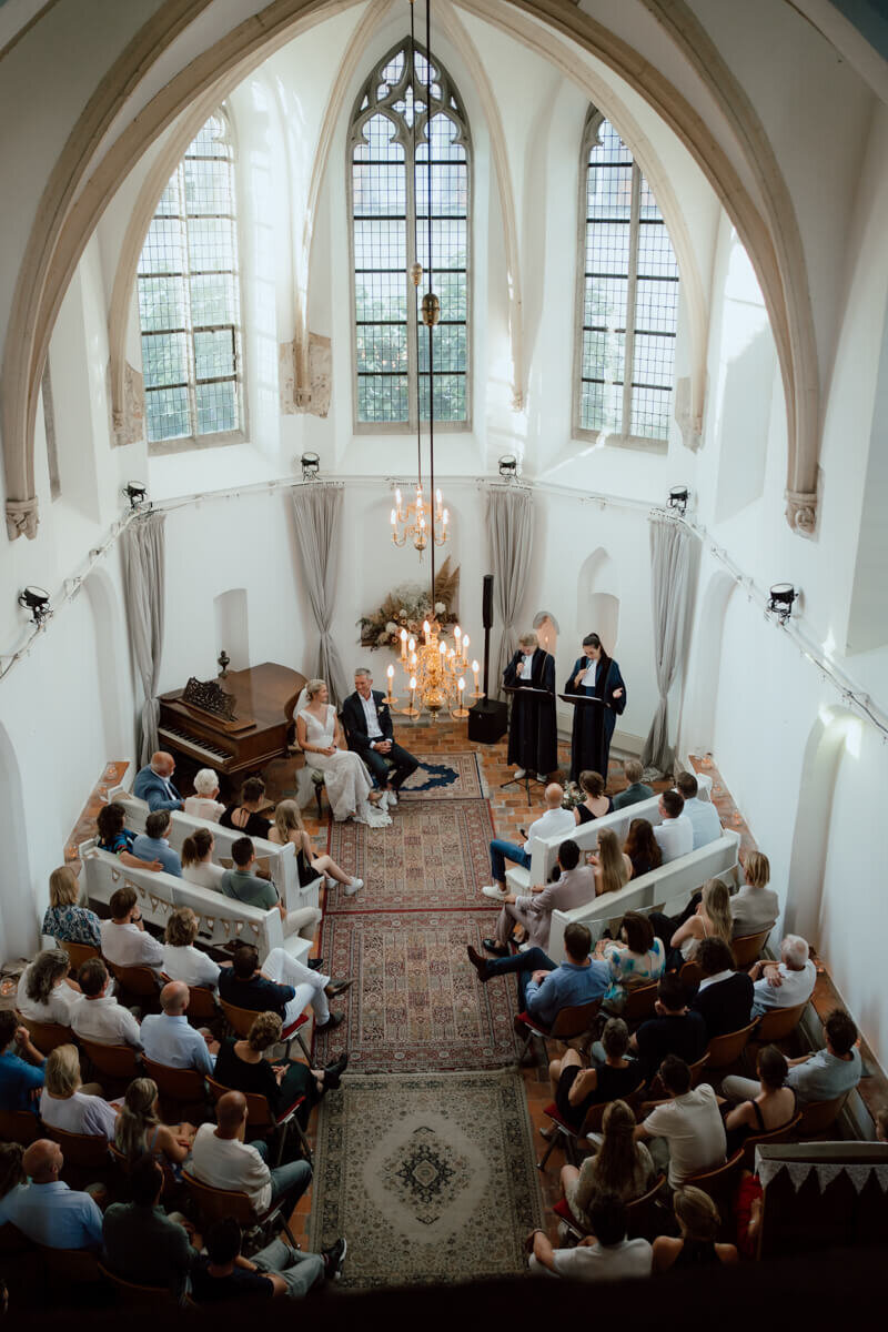 trouwfoto kapel klassiek
