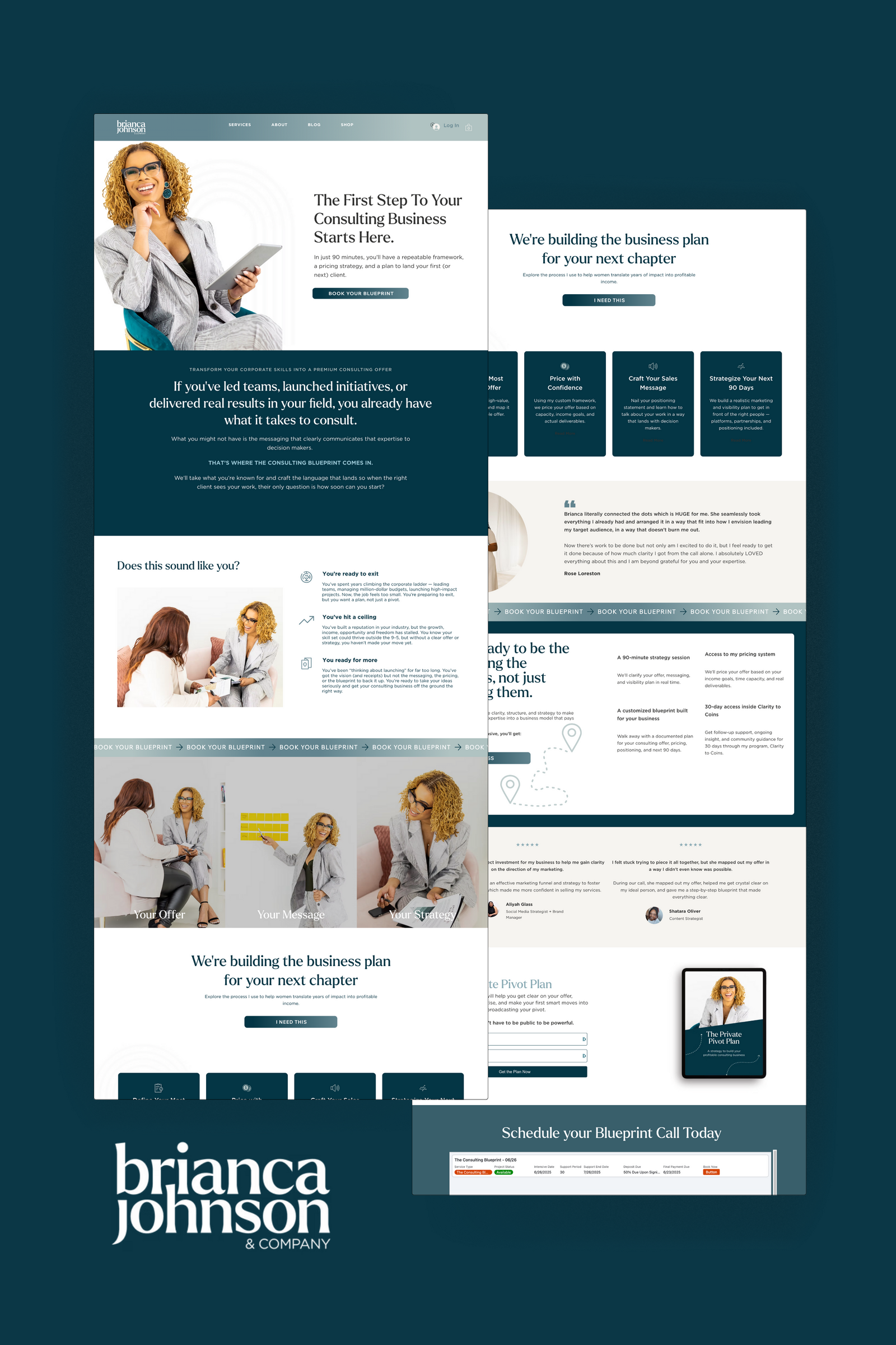 wix consultant website design