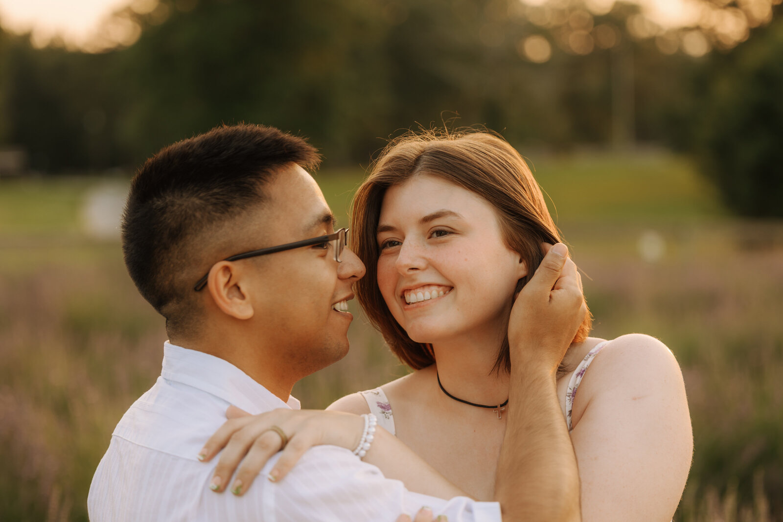 Captured by Cairns Flat Top Mountain Engagement Derrick and Breezy Keri Warm Glow 20