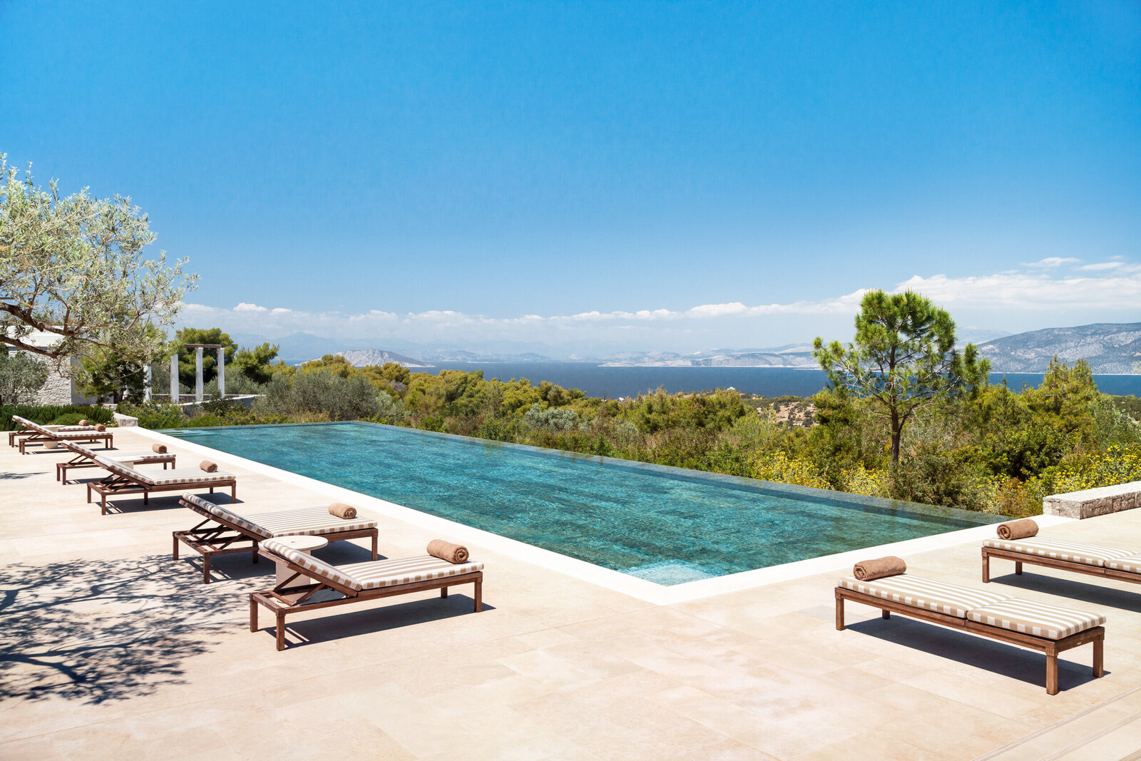 Amanzoe, Greece - Accommodation, Villas, Five bedroom villa, Terrace, Swimming pool, View_6772