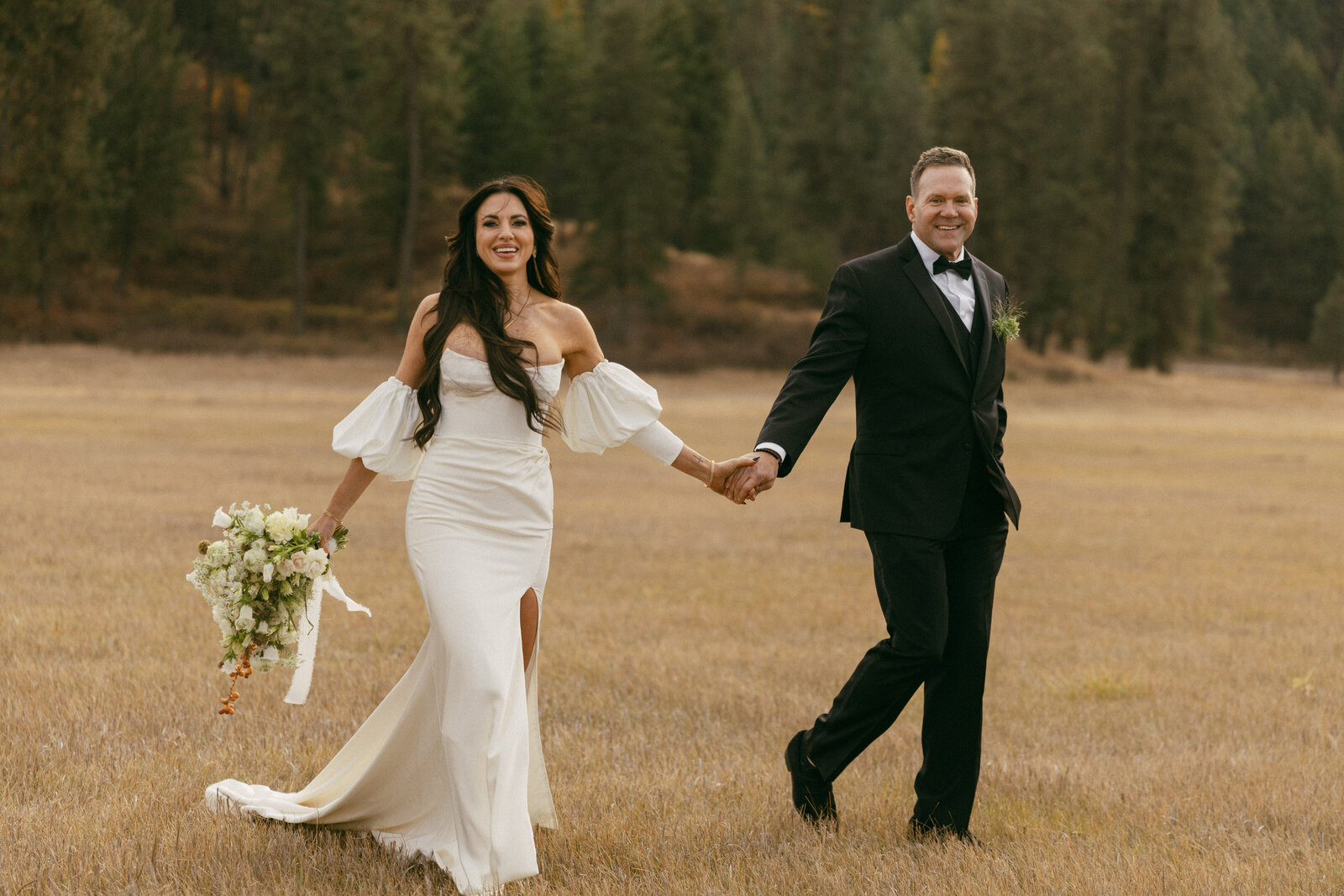 luxury bride and groom