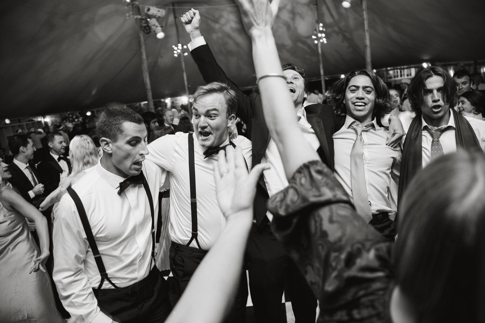 Candid and lively reception photos from Philadelphia wedding