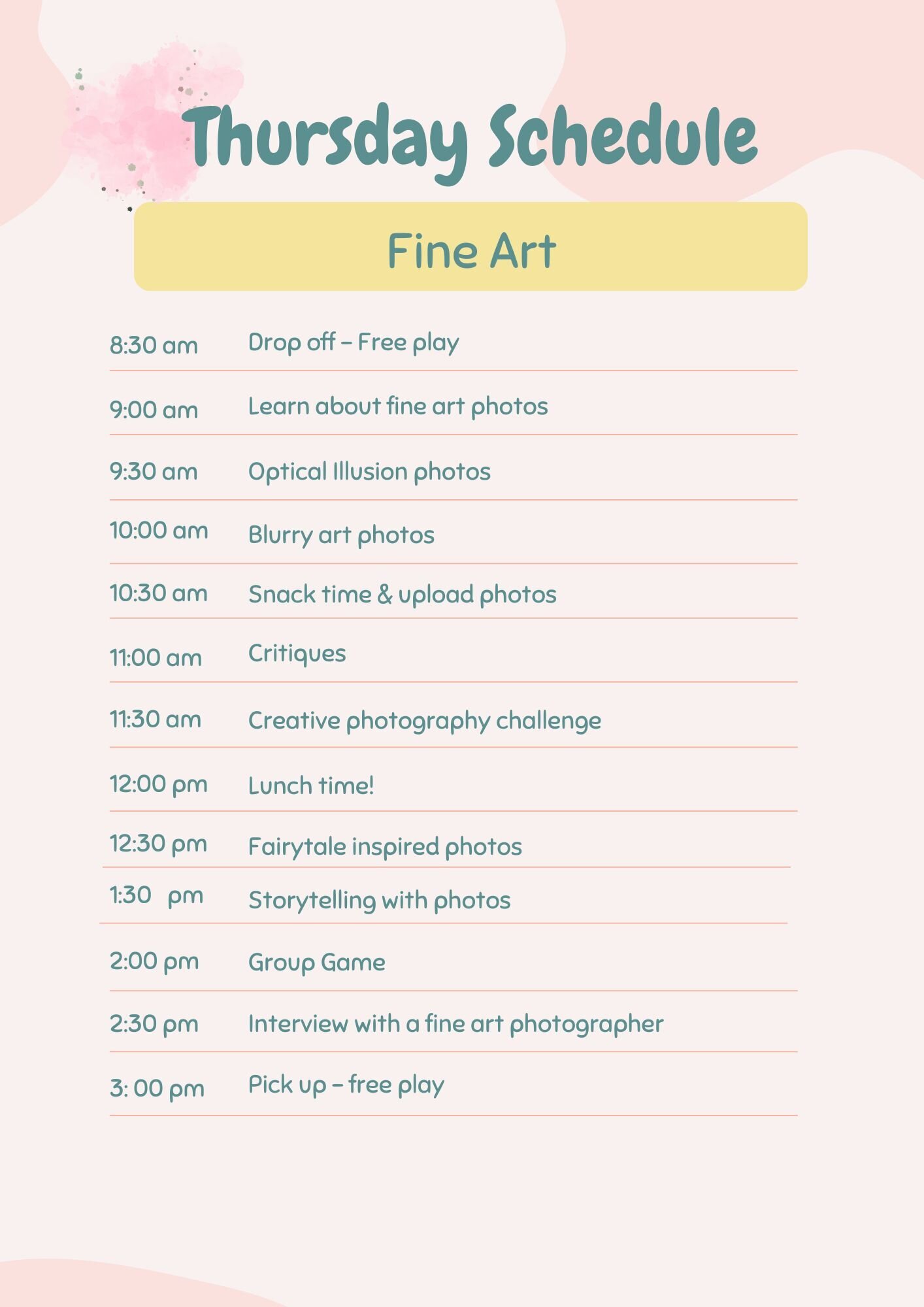 Copy of Copy of Copy of Copy of Pink Cute Illustrative Daily Planner