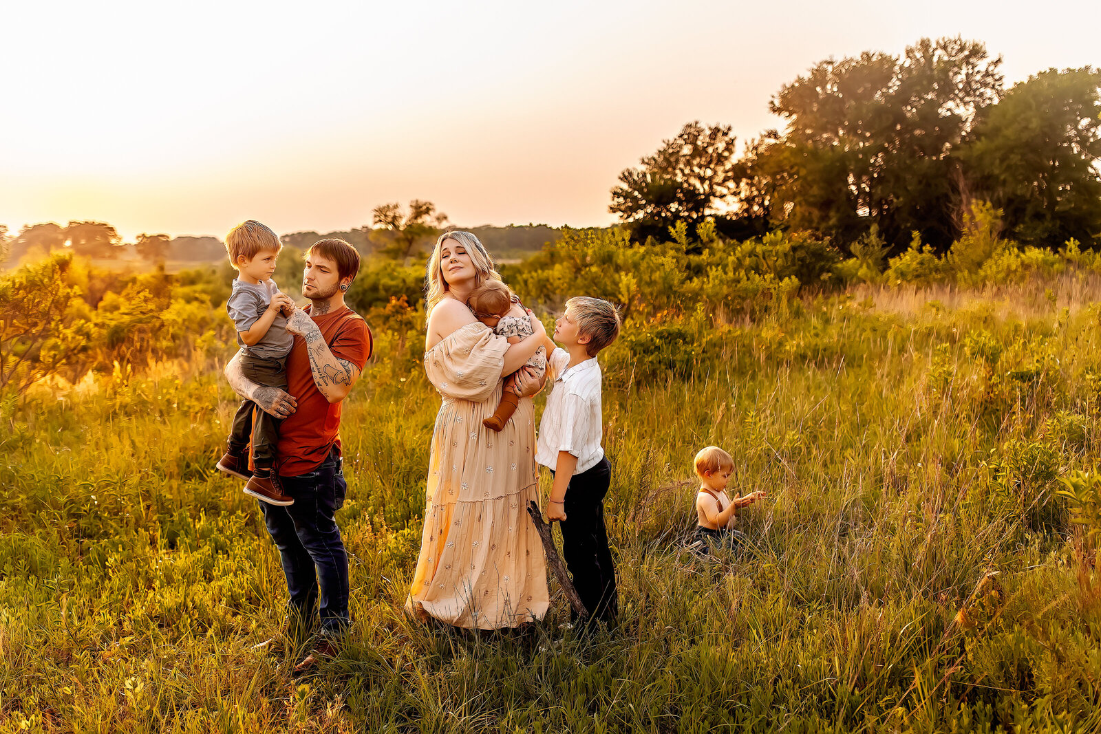 Family Session in Flower Mound, Texas | Burleson, Texas Family and Newborn Photographer