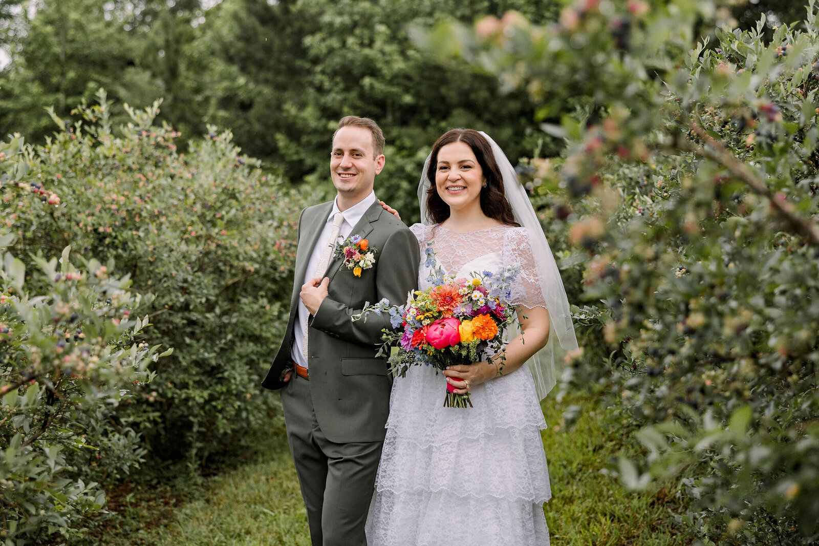 spring in the cut flower garden perfect for elopement packages