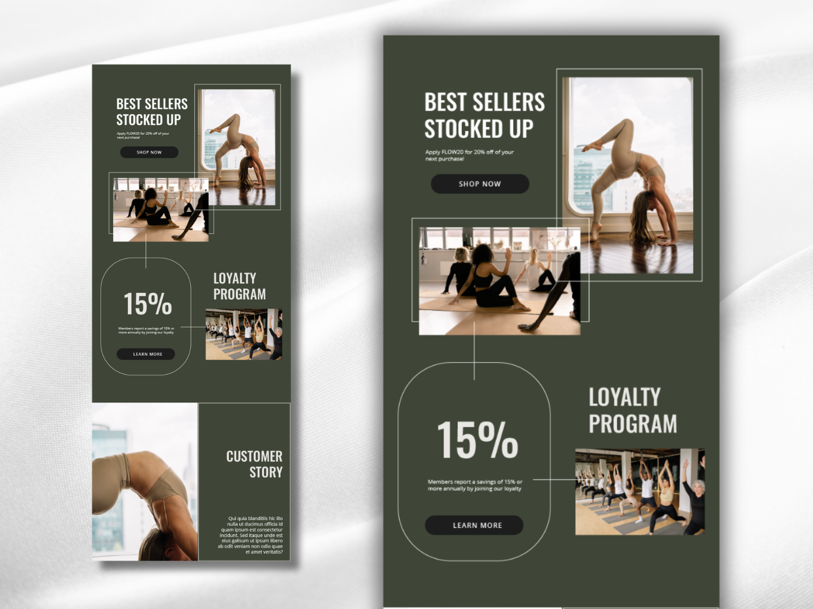 Email Template -Yoga Studio