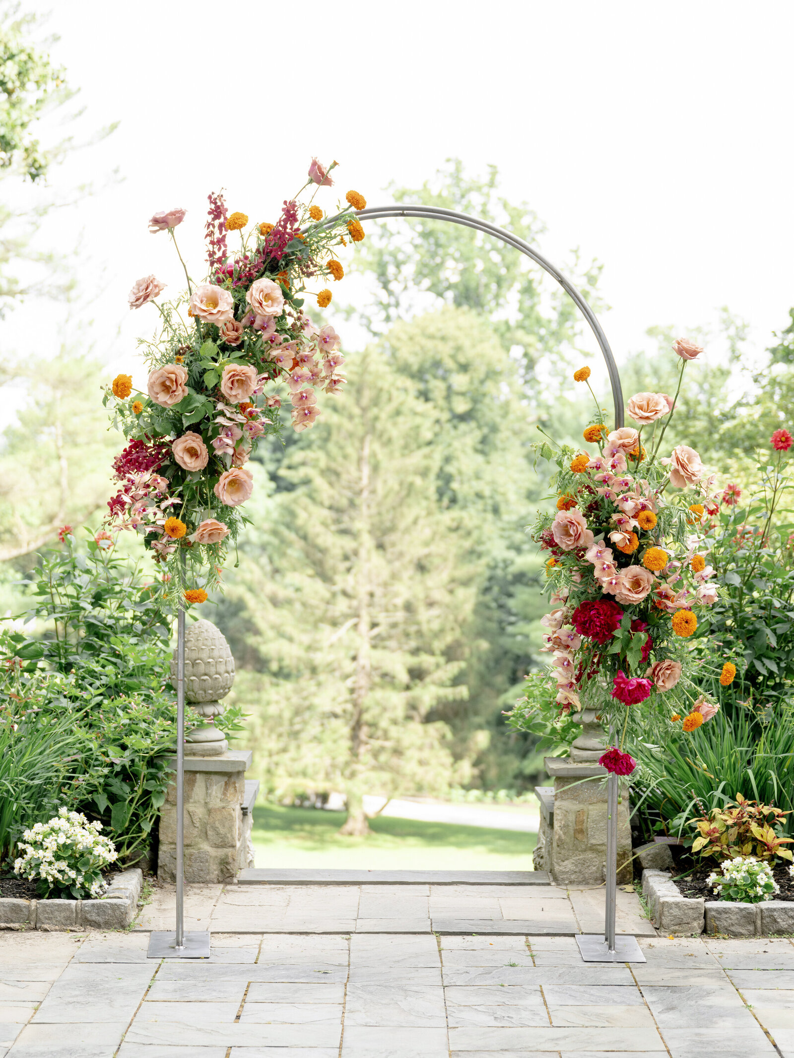86_Kate Campbell Floral Colorful Indian Wedding at Gramercy Mansion by Anna Schmidt photo