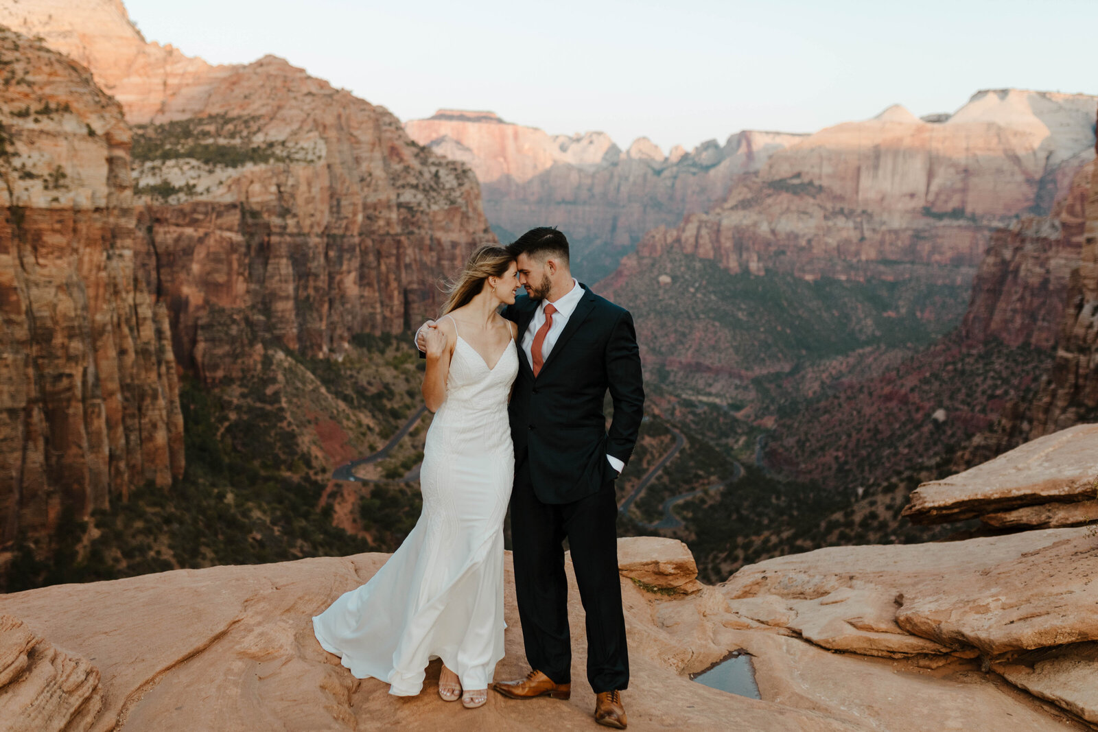 Canyon Overlook Sunrise Bridals