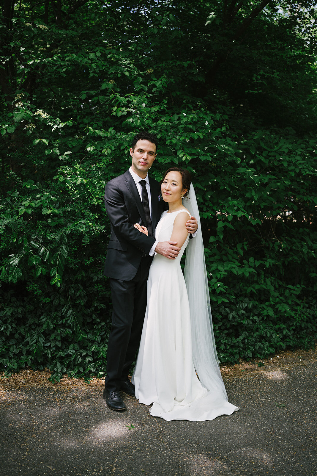 Central park wedding portraits