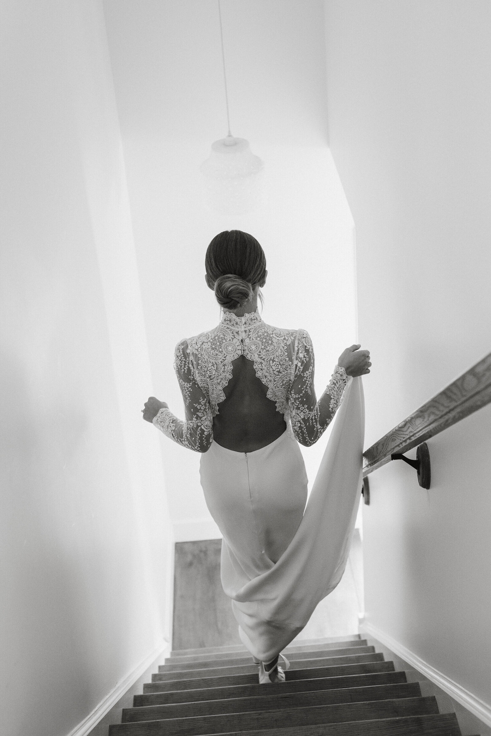 Documentary photography of bride at Radnor Hunt wedding. 