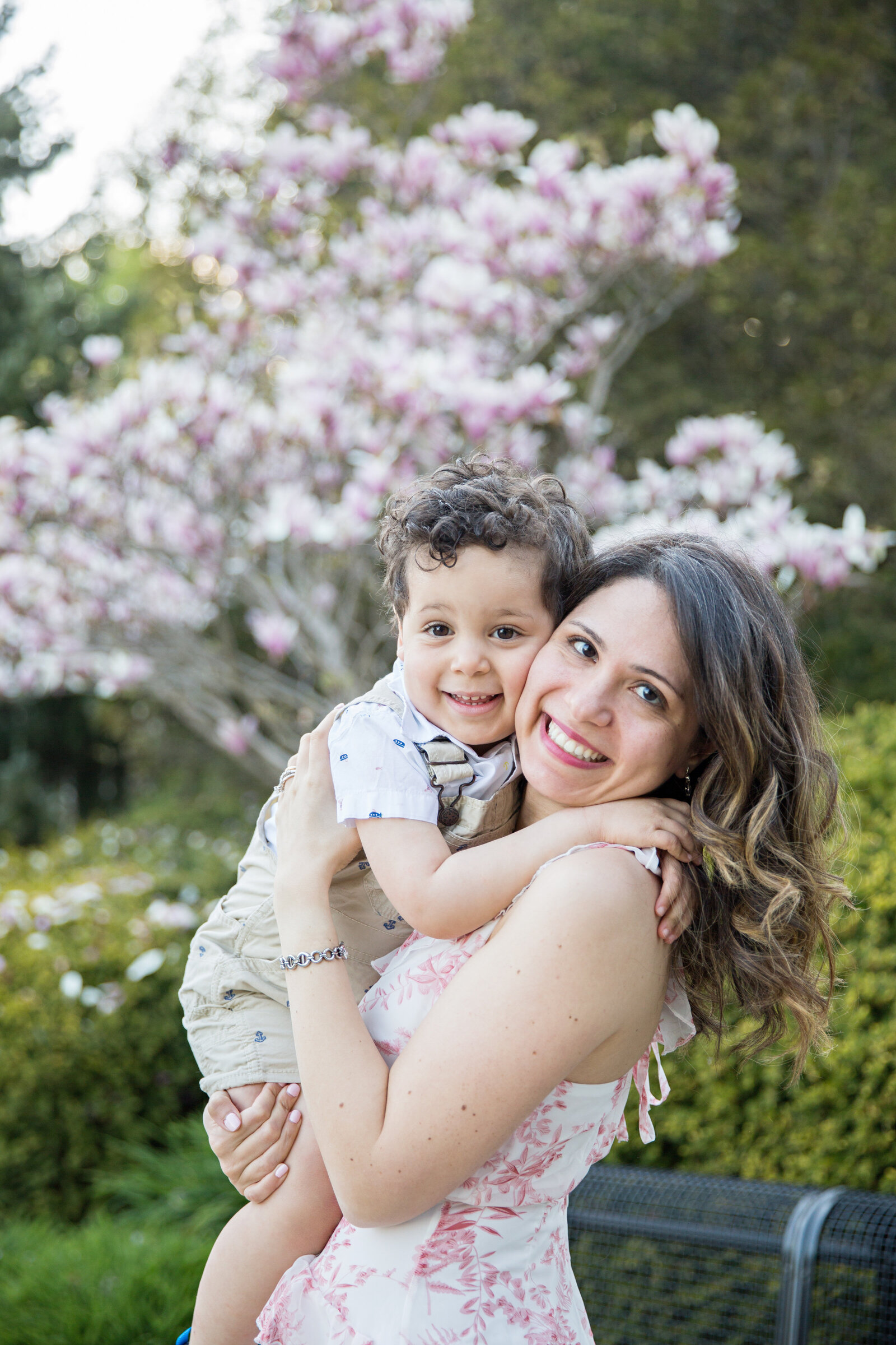 mother and son blossom tree