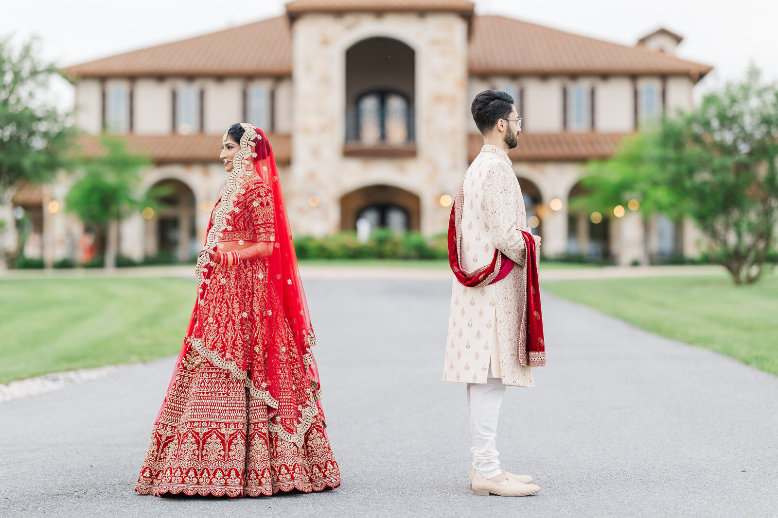 Bride-and-groom-first-look