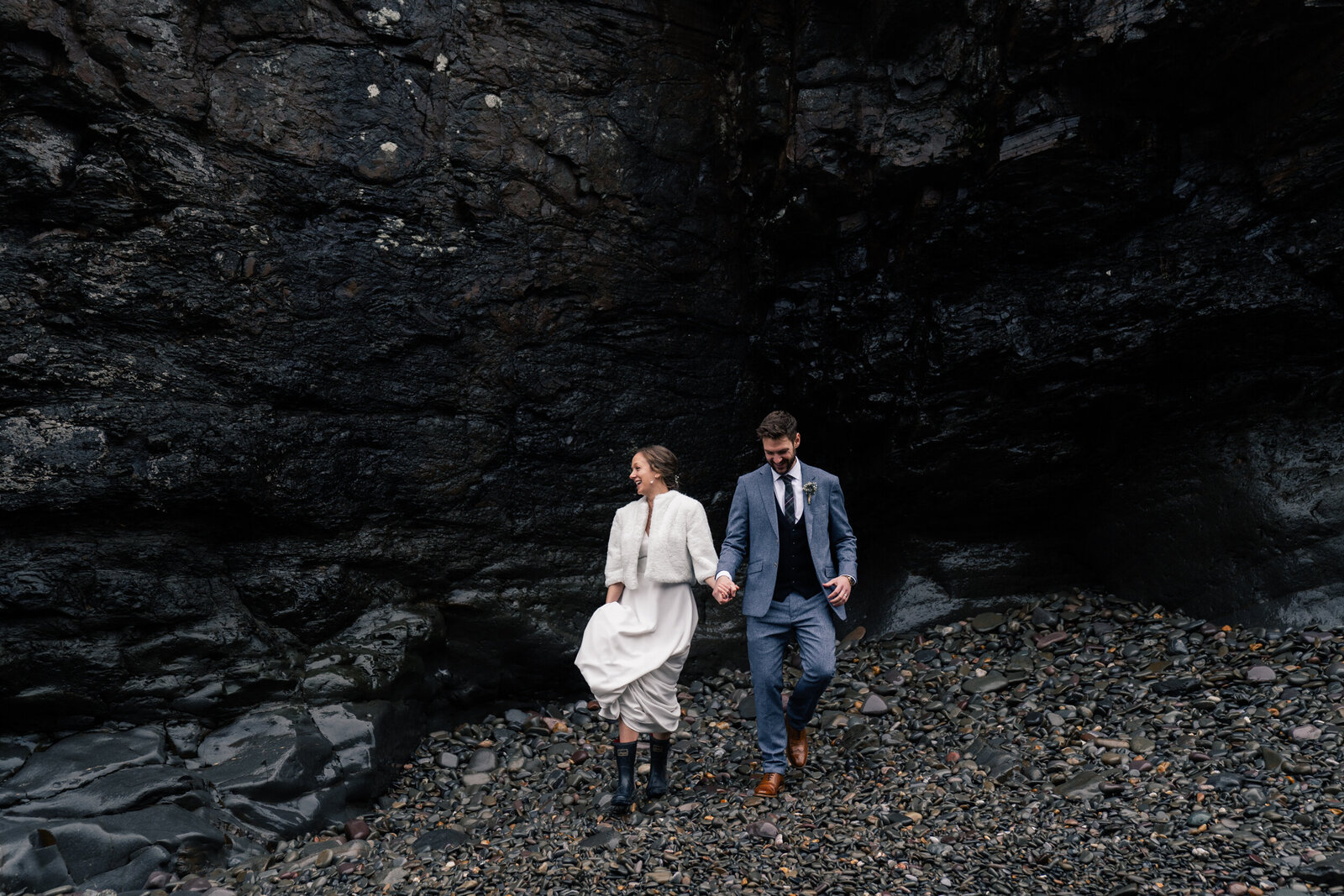 beach wedding rain-25