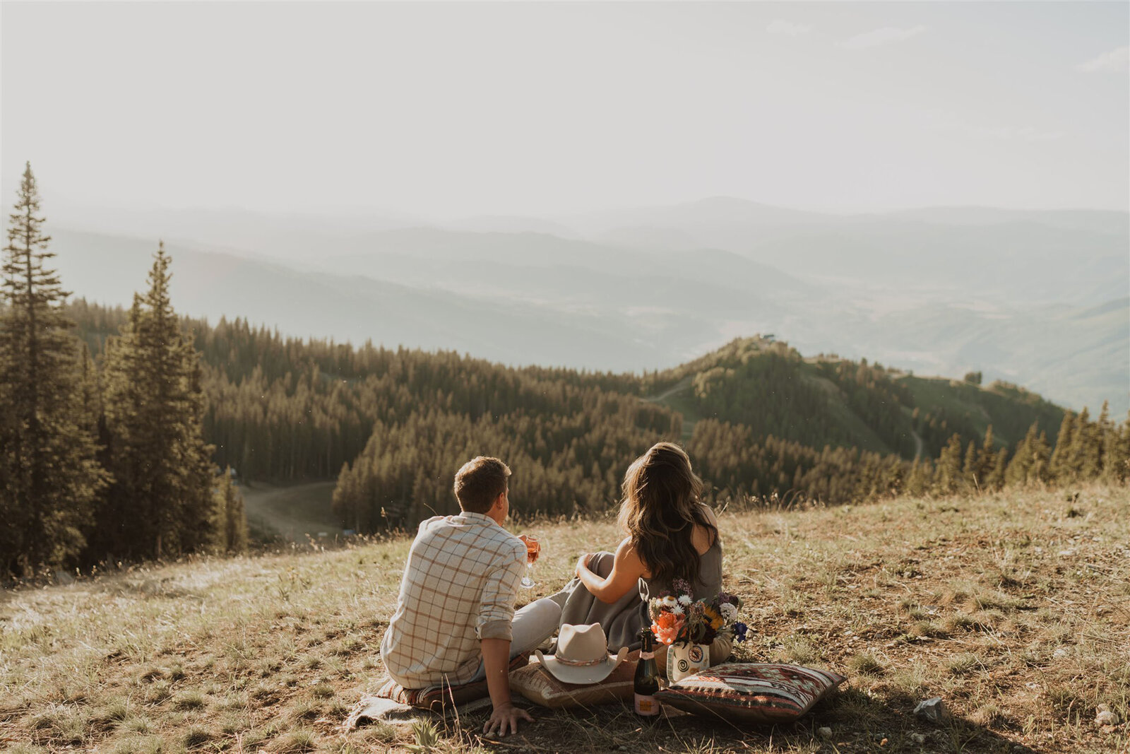 The Little Nell wedding proposal photos mountain in Aspen, Colorado