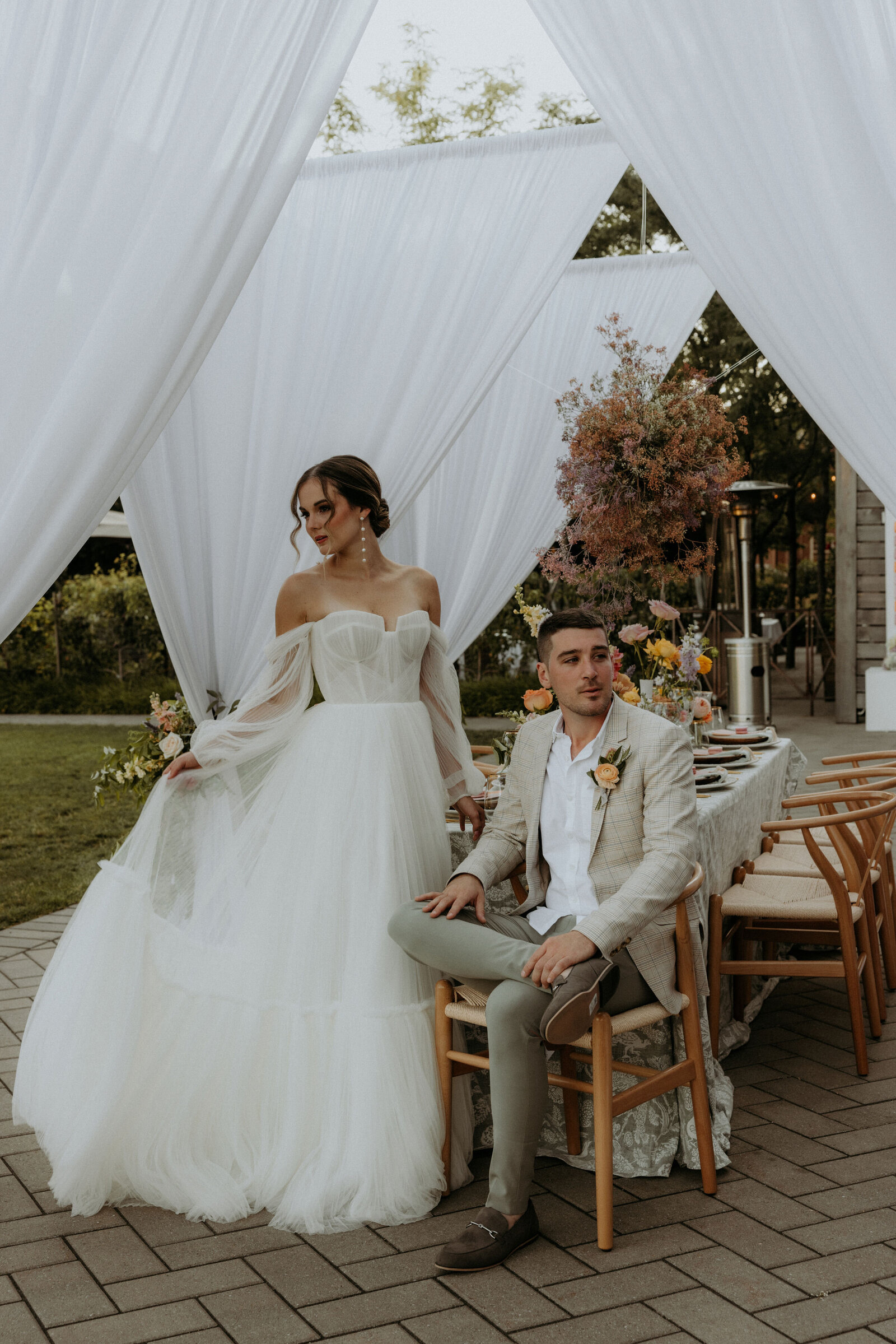 Tent draping and lighting_ezoccasions