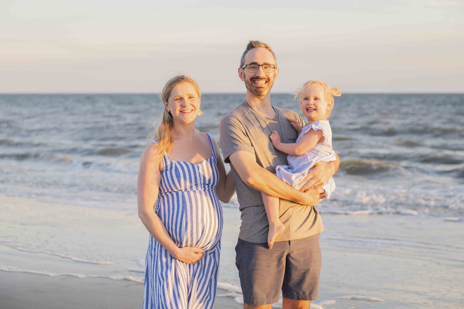 family on hilton head island beach