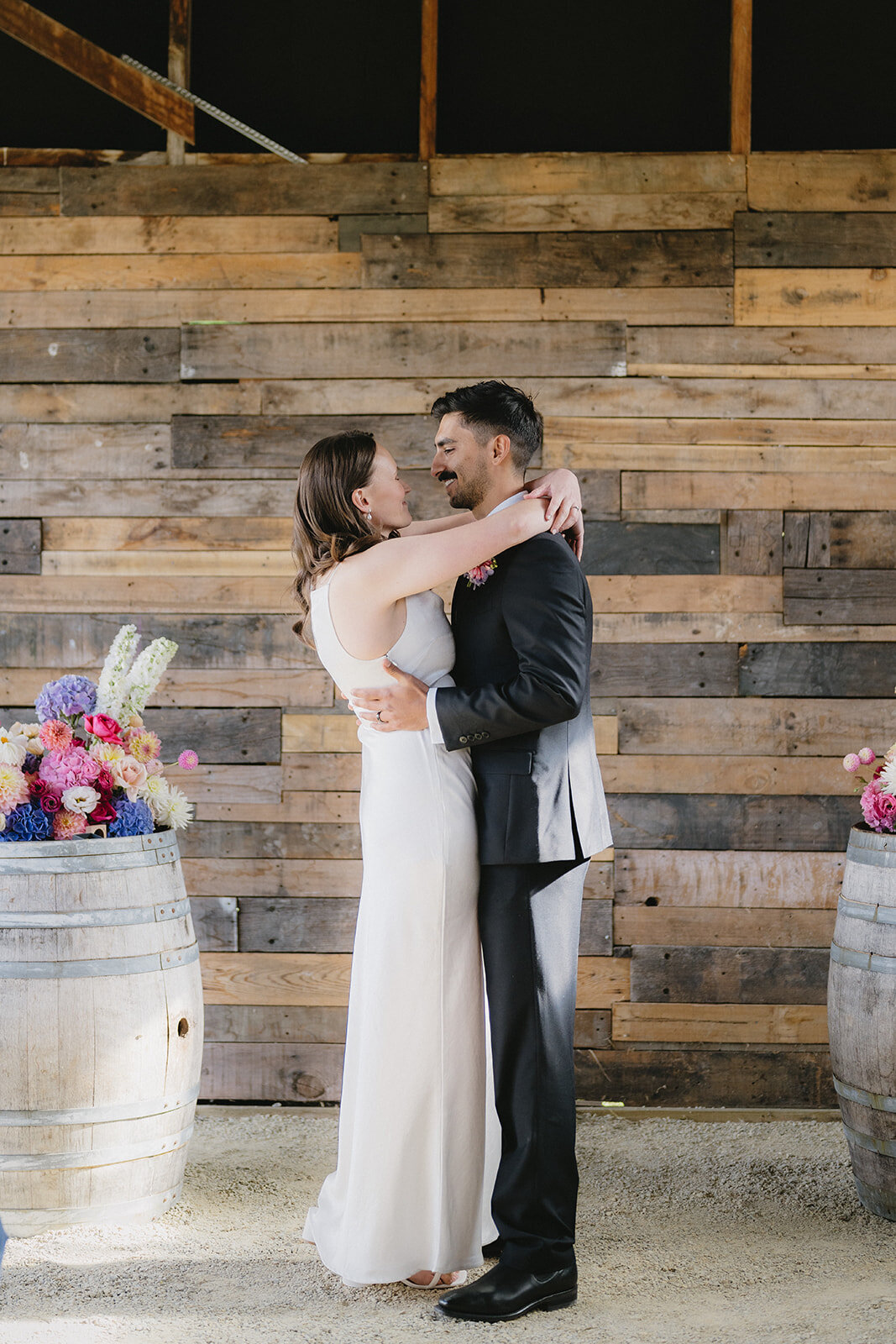 Queenstown wedding photographer captures Ceremony at Ben Lomond Lavender Farm