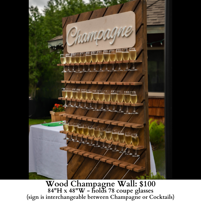 Wood Champagne Wall-780
