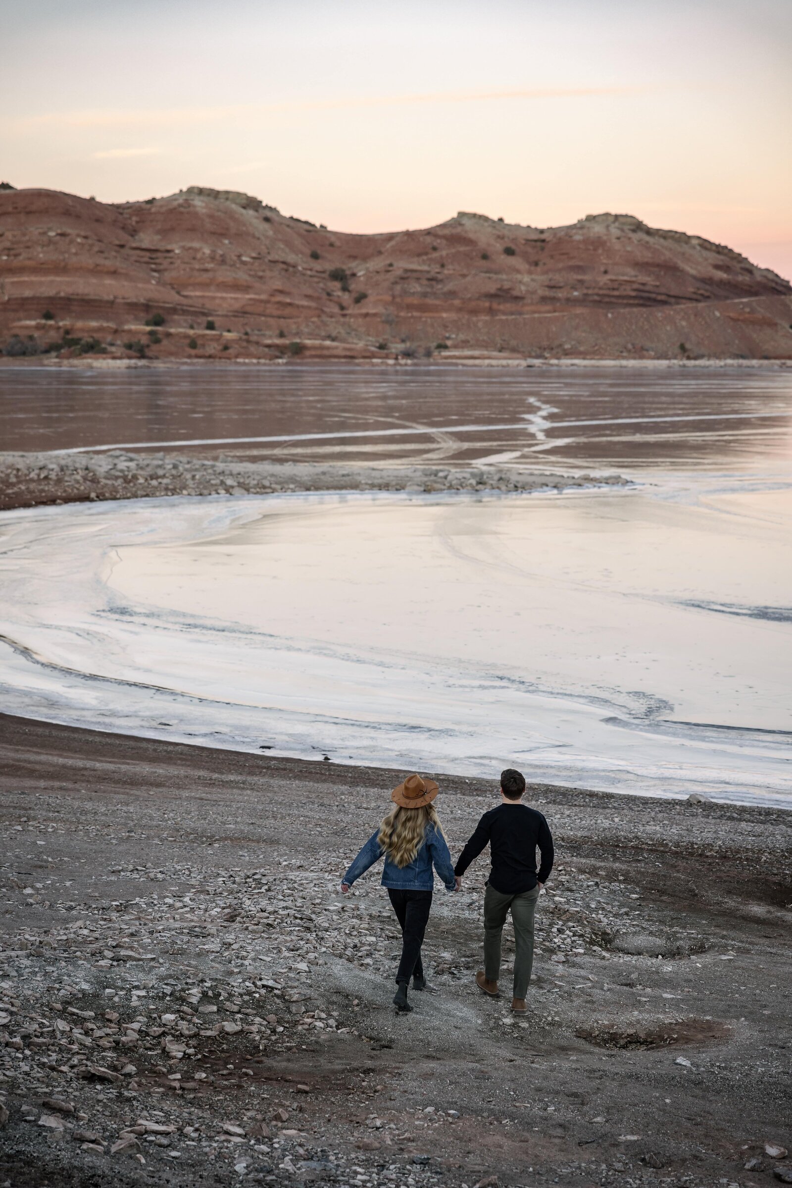 desert adventure engagement photos