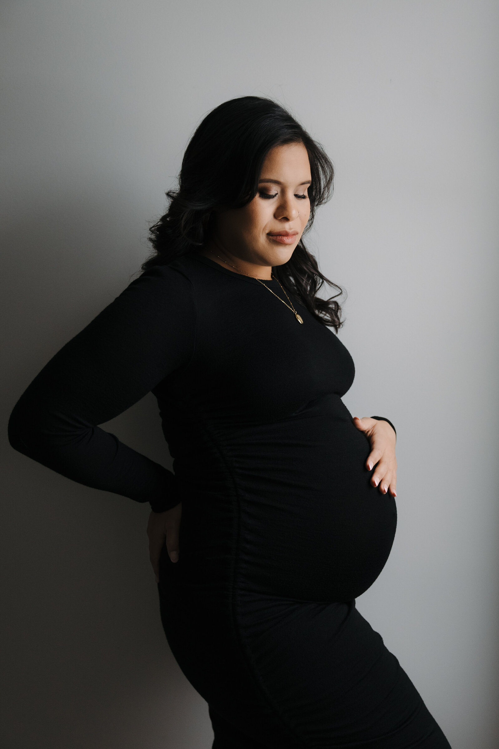 JB Photography - Intimate Romantic In-home Couples  Maternity Photoshoot Alberta Canada-18