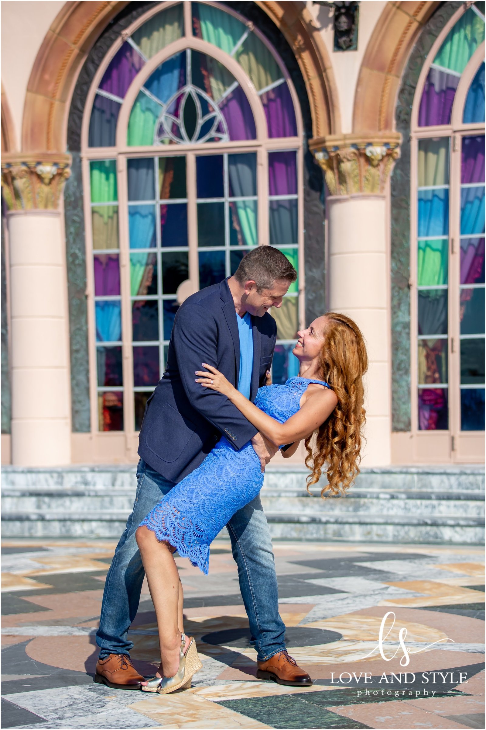 Engagement Photography at The Ringling Museum in Sarasota, Florida
