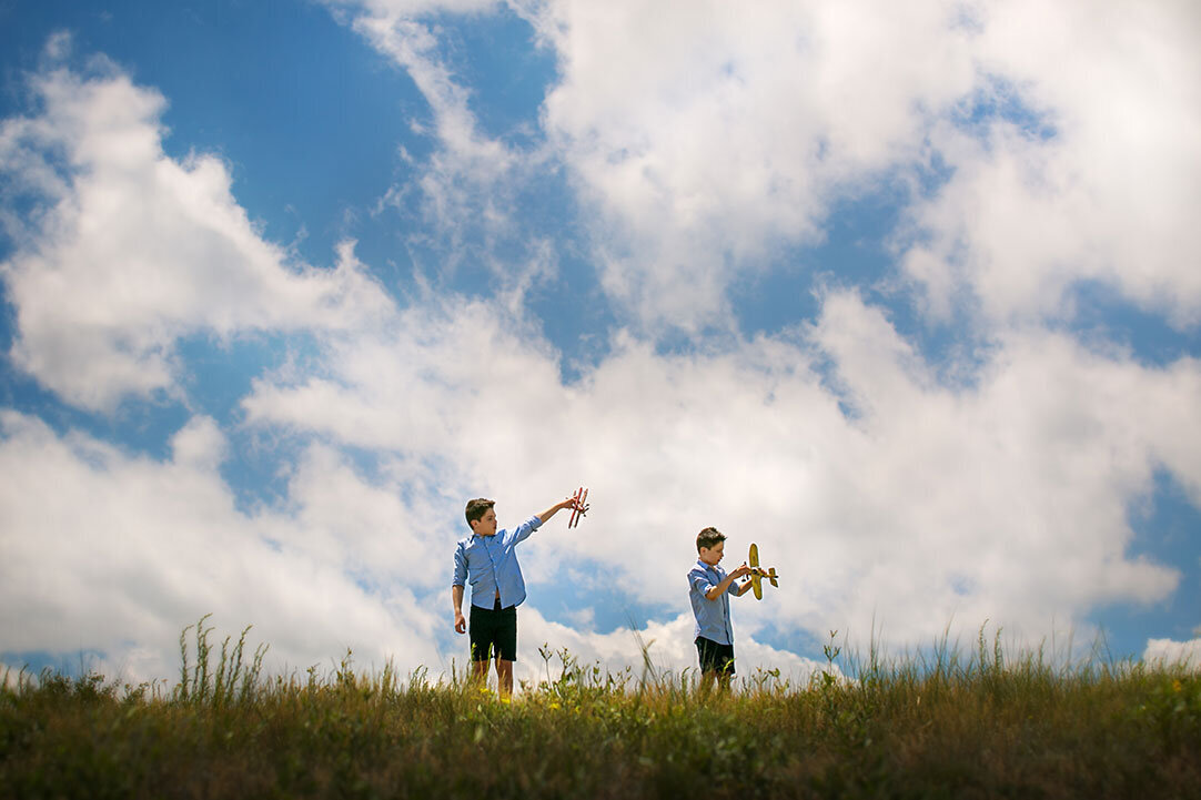 boys-brothers-planes-plane-vintage-big-sky-clouds