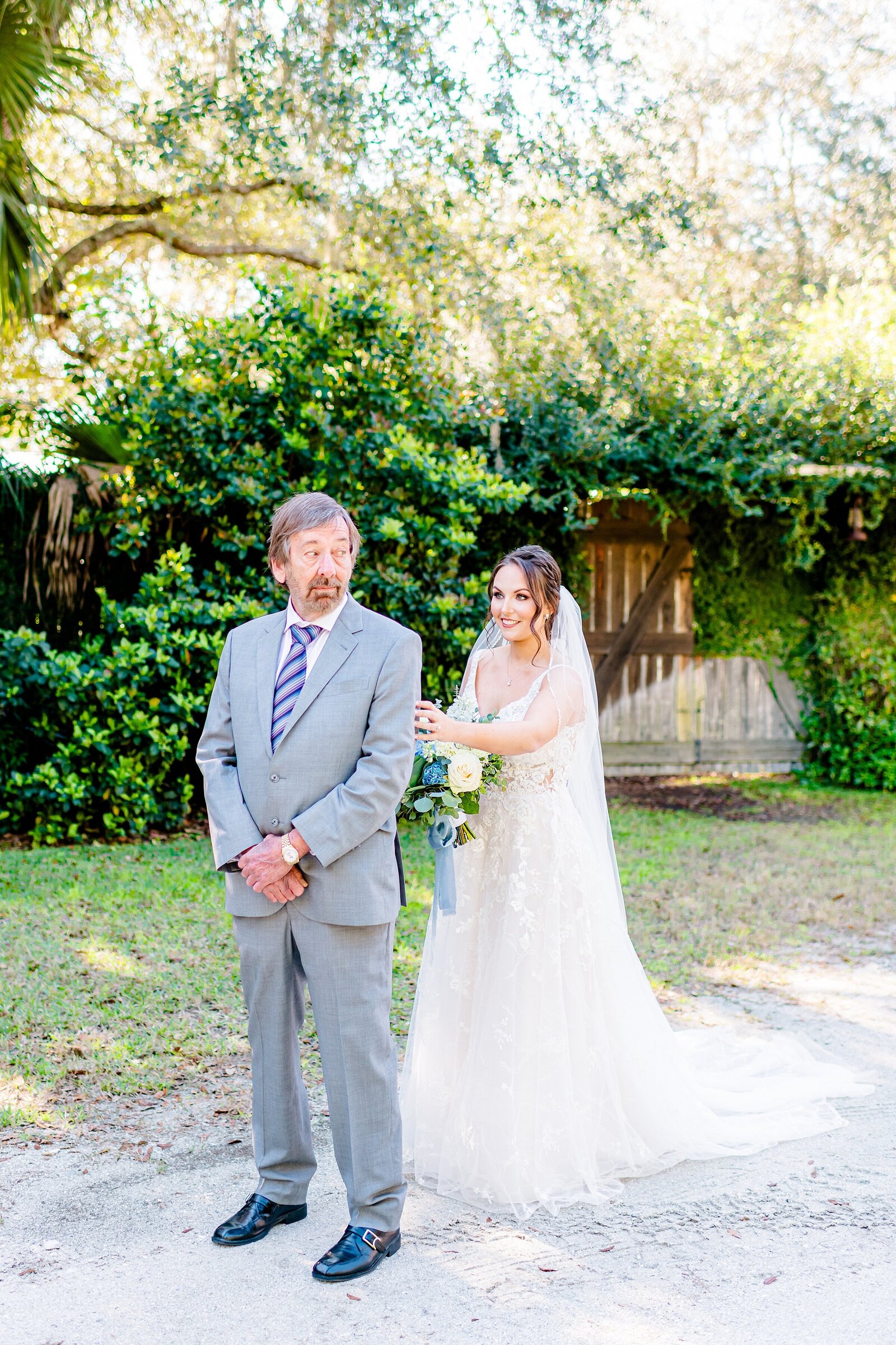 First Look with Dad | The Delamater House Wedding | Chynna Pacheco Photography-379