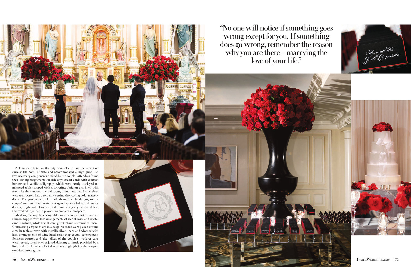 We are beyond excited to share Brooke and Jack's wedding in one of the most luxurious bridal magazines there is... Inside Weddings - Winter Edition 2019. We can't thank the team at IW, Walt, Art and Nicole for selecting this beautiful wedding.  Event Planner, Marcy Glink of Great Events and Event Designer, Vince Hart of Kehoe Designs did a meticulously job of bringing their wedding to fruition! Click here for a list of vendors.