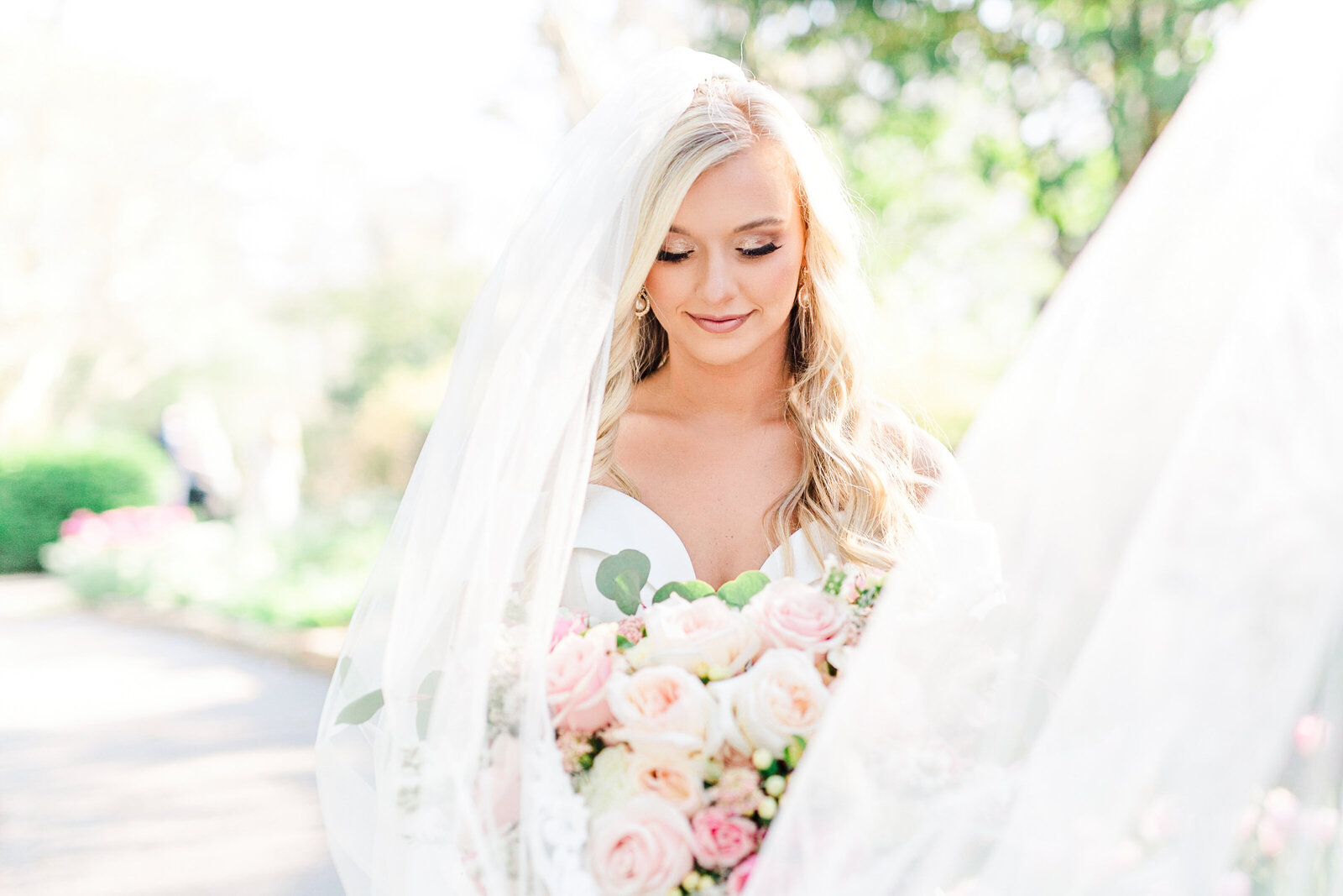 Alabama Wedding Photographer - Lauren Elliott Photography - Cheslees Bridals at The Botanical Gardens-0549-Edited-Softness
