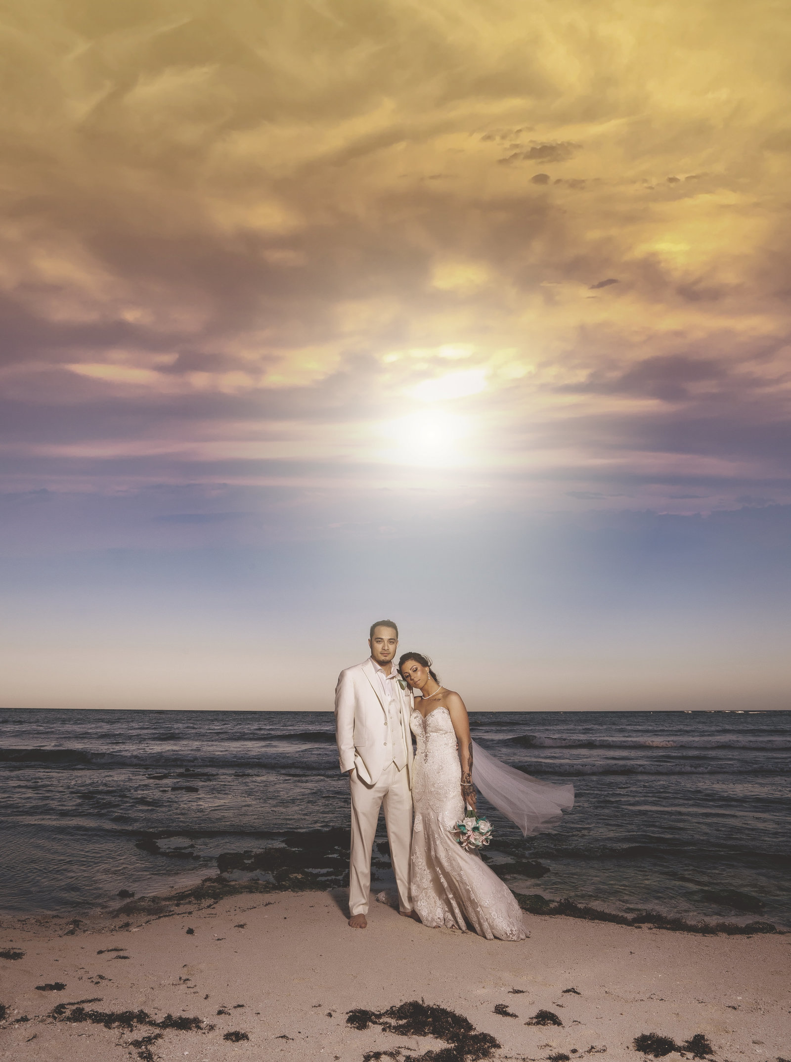 beach cancun wedding