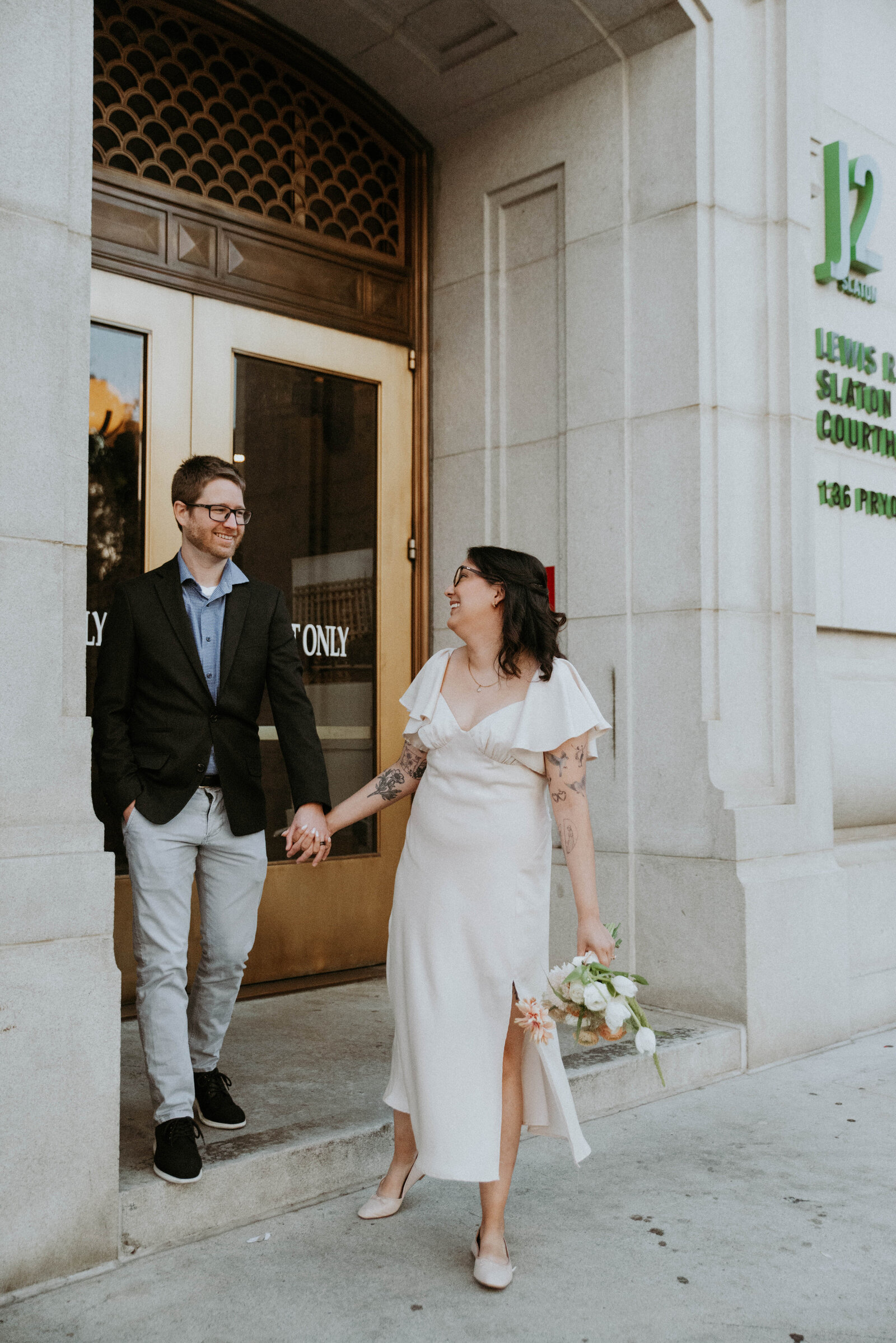 Decatur Courthouse Elopement - weddings by kattie jackson