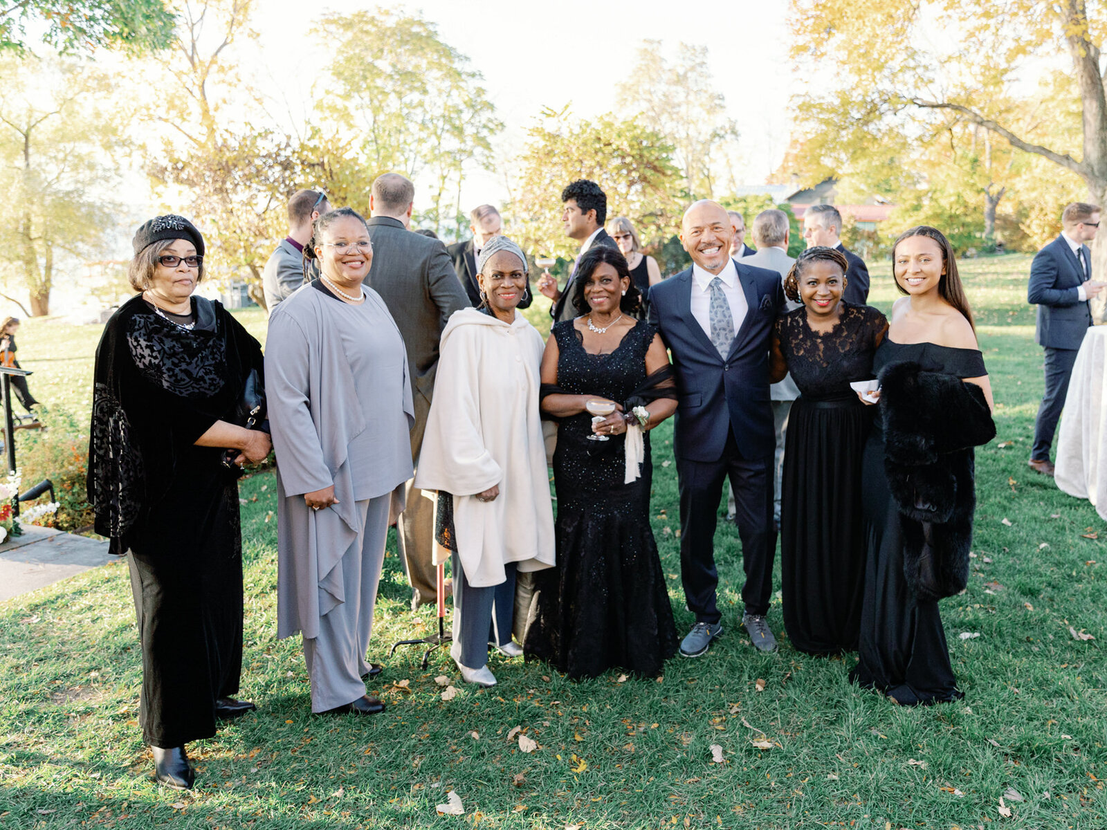 Family Photo at wedding.