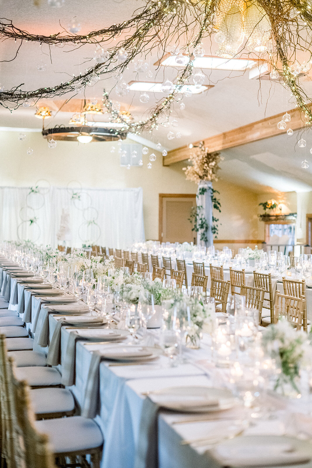 Stylish Wedding Reception Decor at Union Hill, California