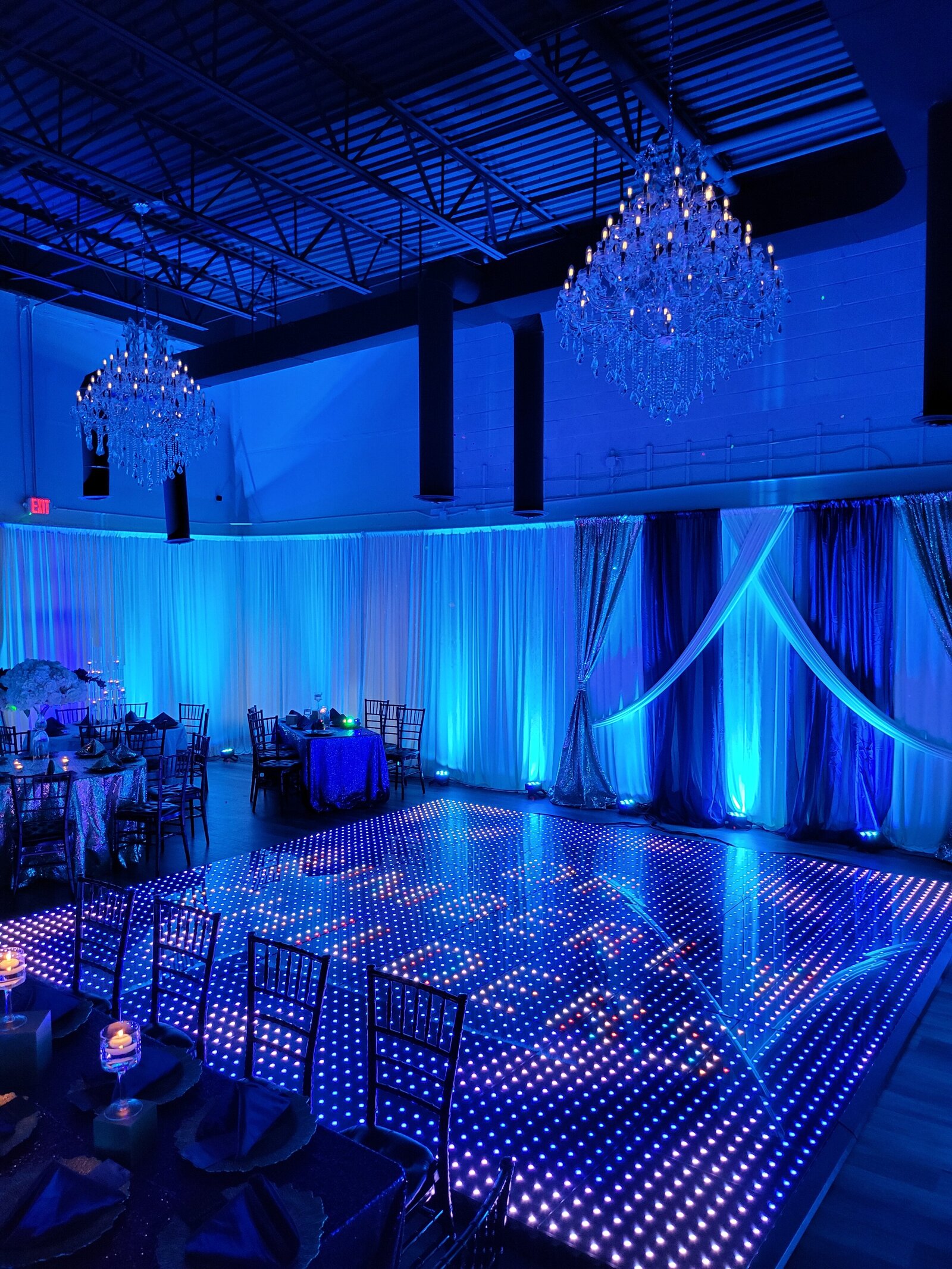 Create Your Own Event with Backdrop LED Dance Floor in Metro Detroit