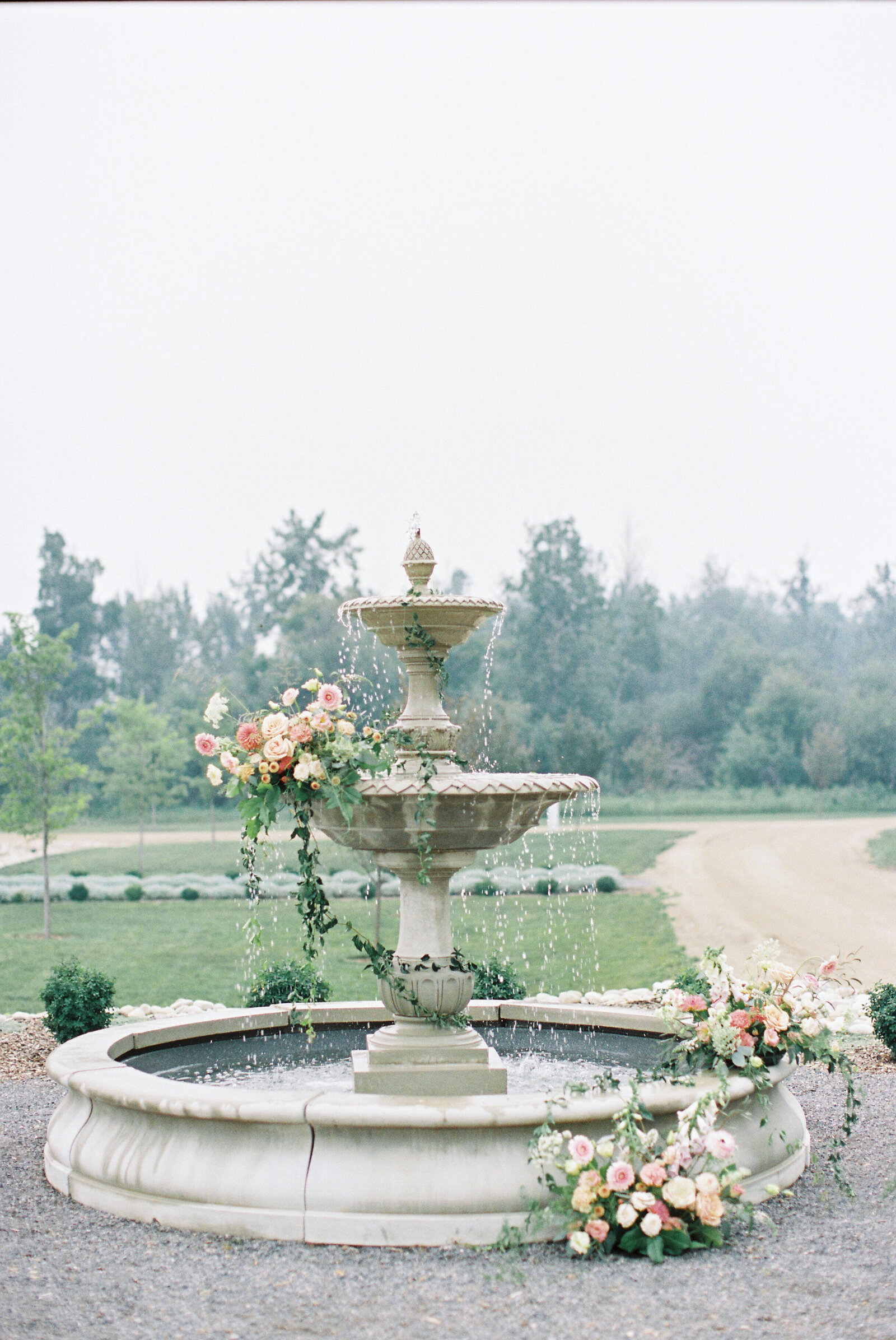 Floral Designed Fountain