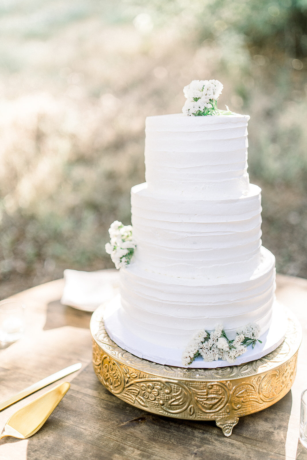 Classic Wedding Cake at Yosemite National Park