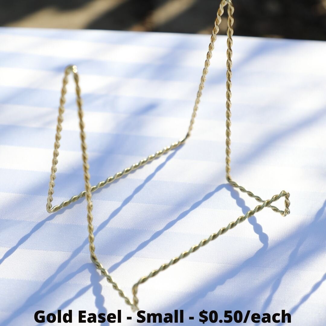 gold easel small