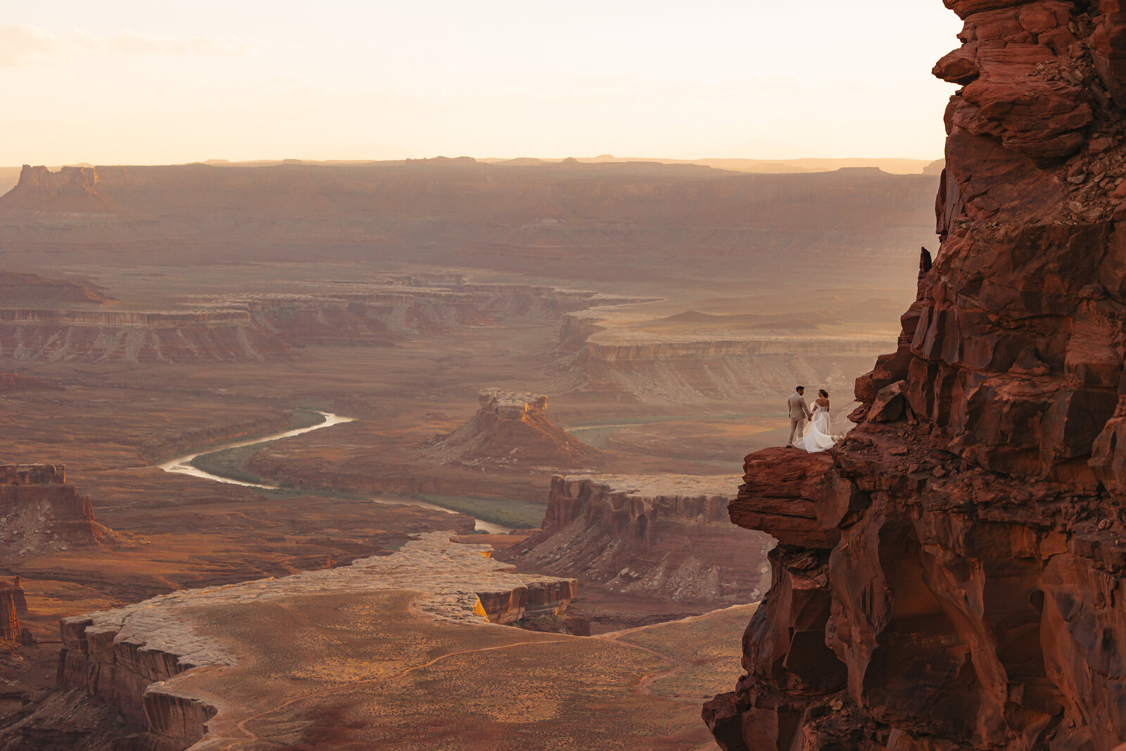 K + J | Moab Adventure Wedding | Red Earth Venue Moab | Canyonlands Elopement | Desert Wedding Previews-4570