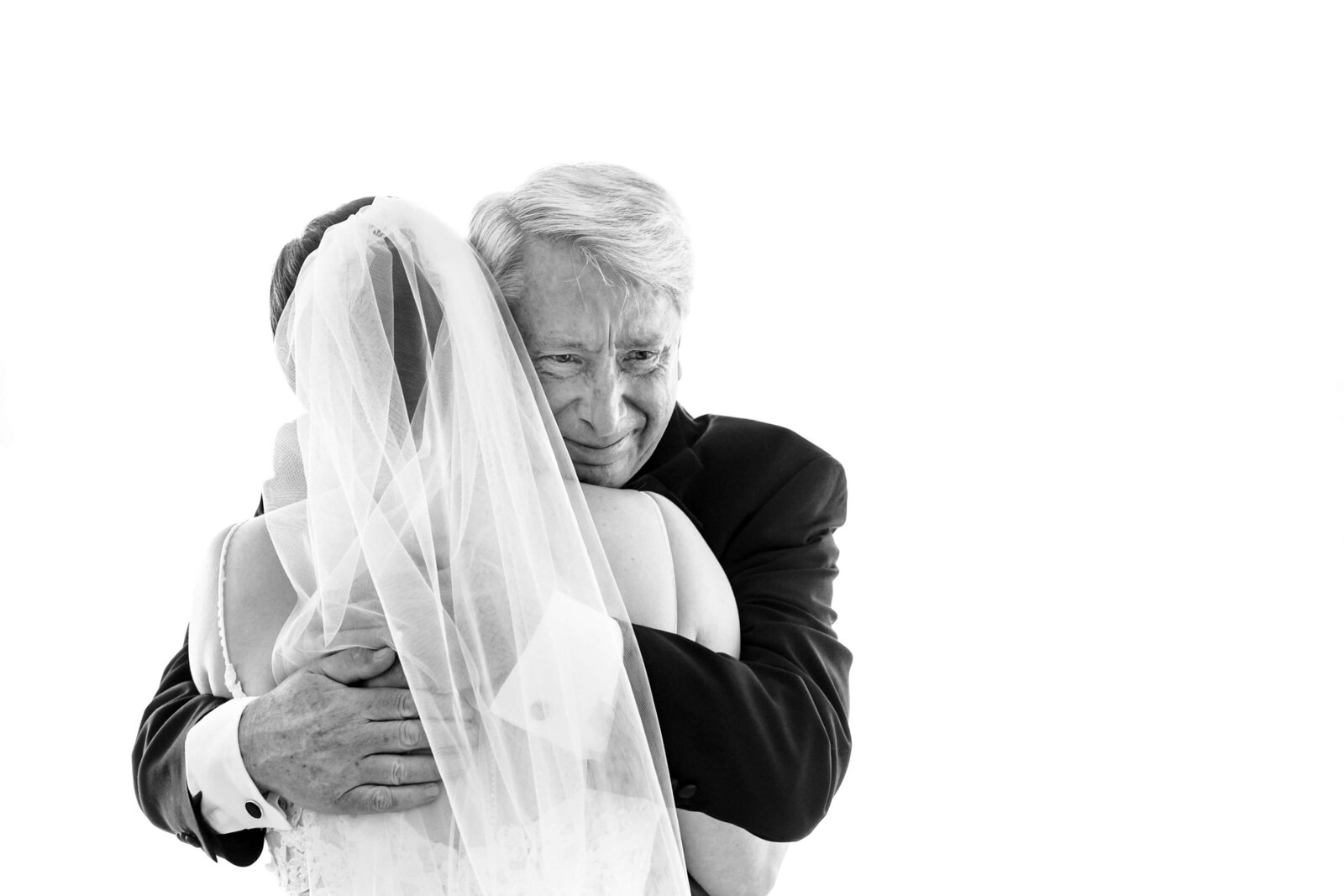 South New Jersey Wedding Photographer First Look with Dad