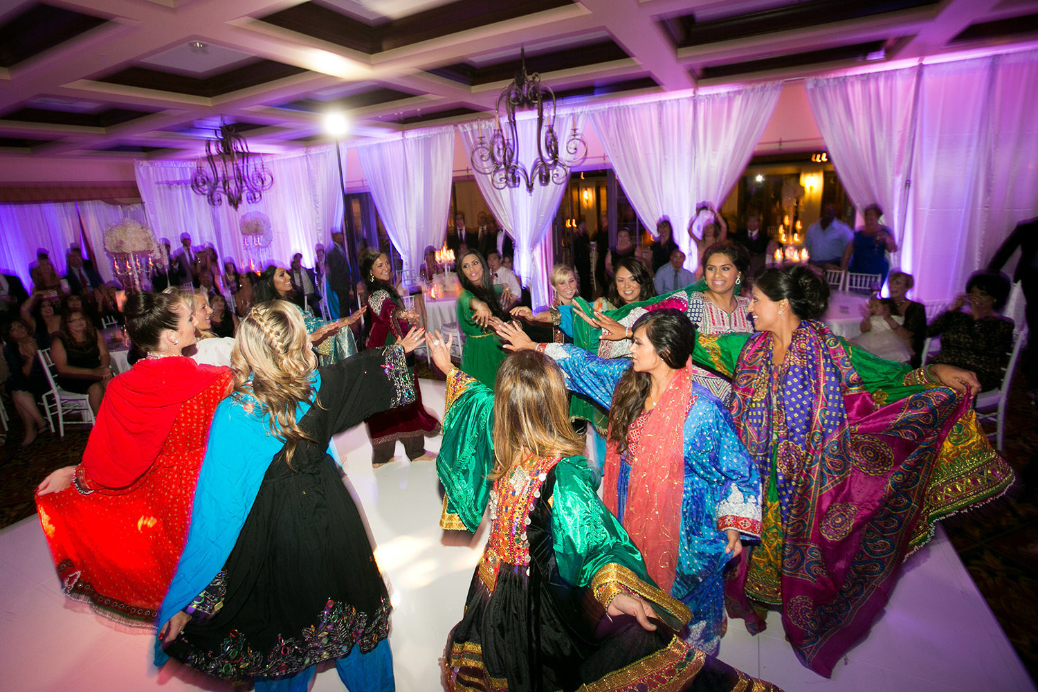 reception room at the crosby club fun dancing