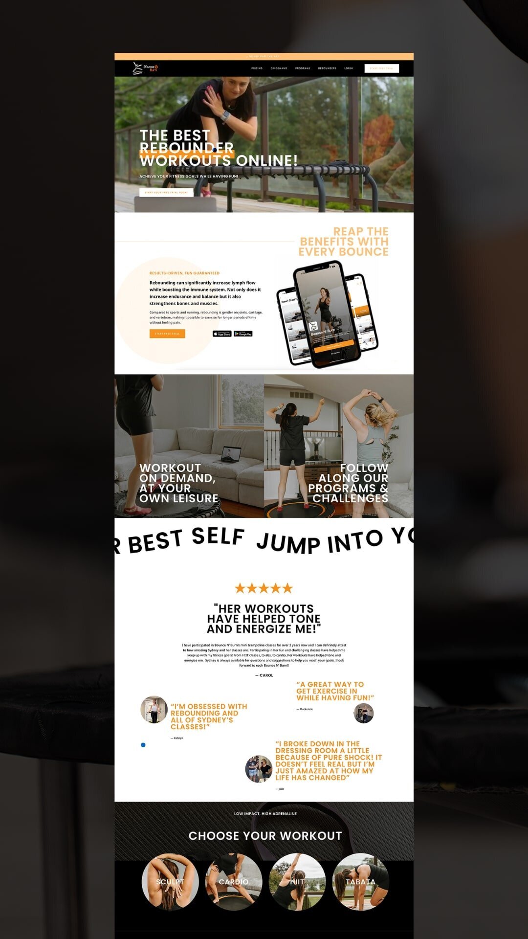 Website-For- Fitness-Studio