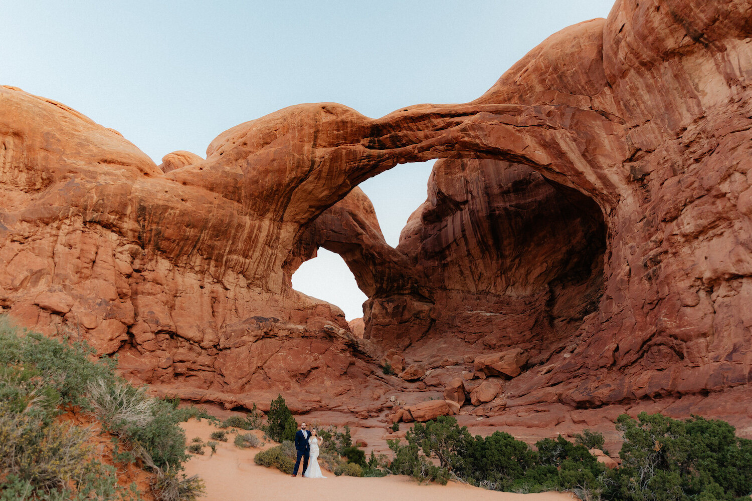 Arches National Park adventure elopement