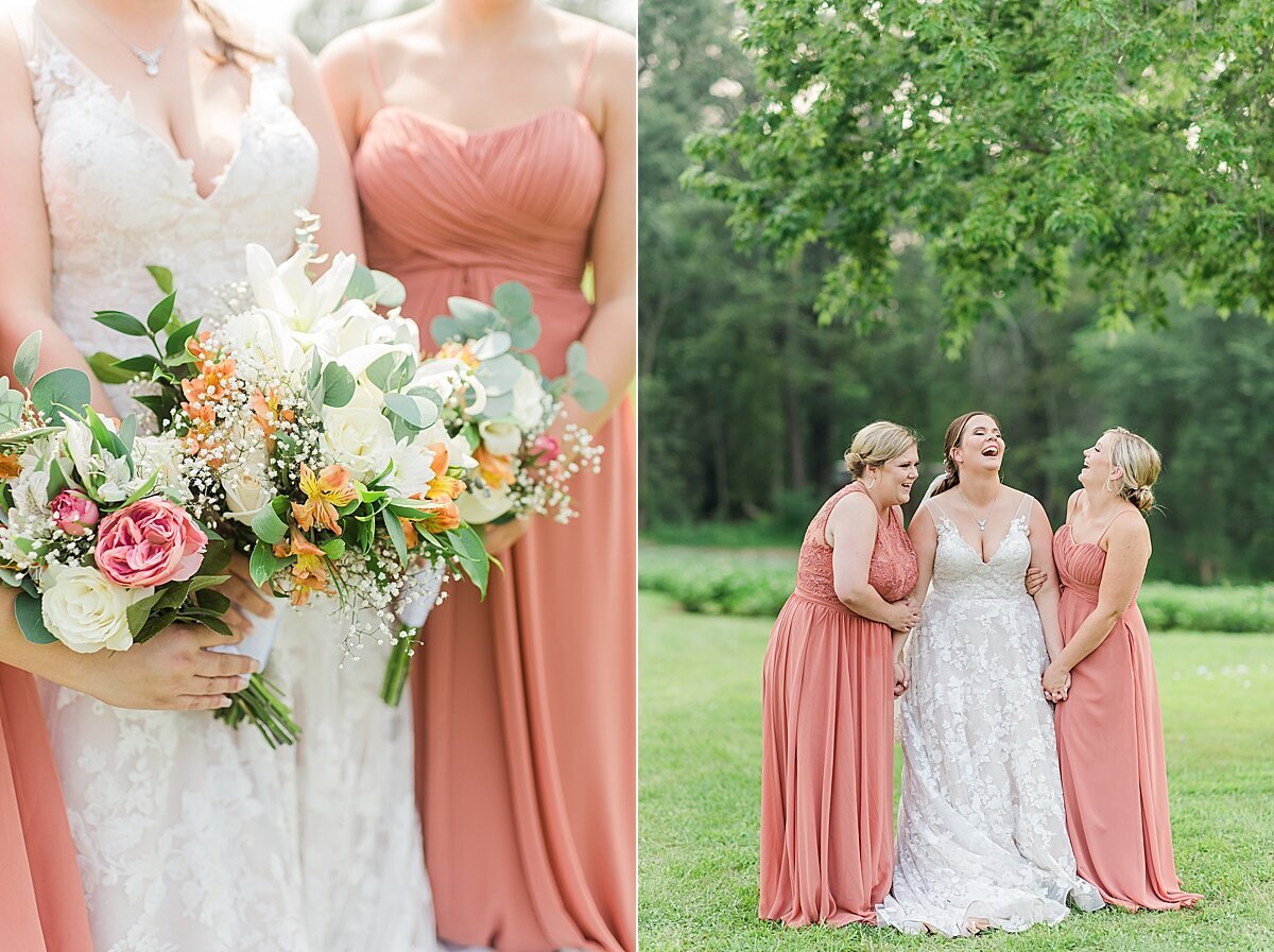 Navy & Rose Summer Backyard Wedding | Danvers, IL_0034