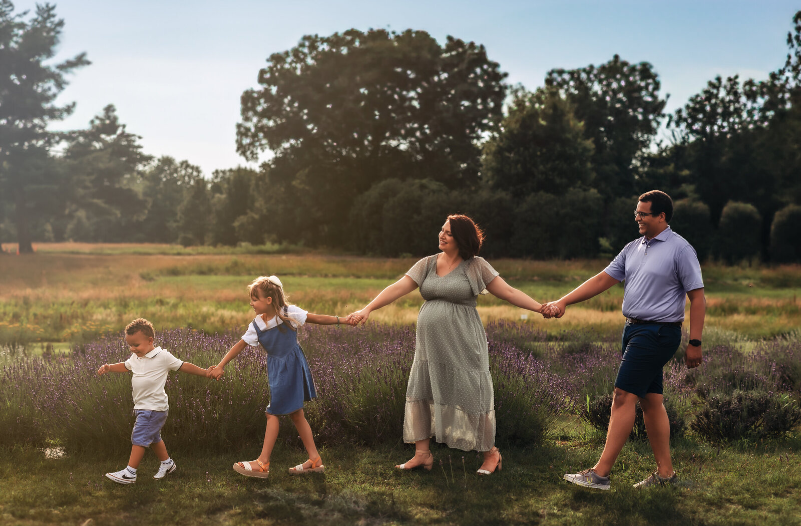 VA Lavender Farm Maternity Photography Session-11