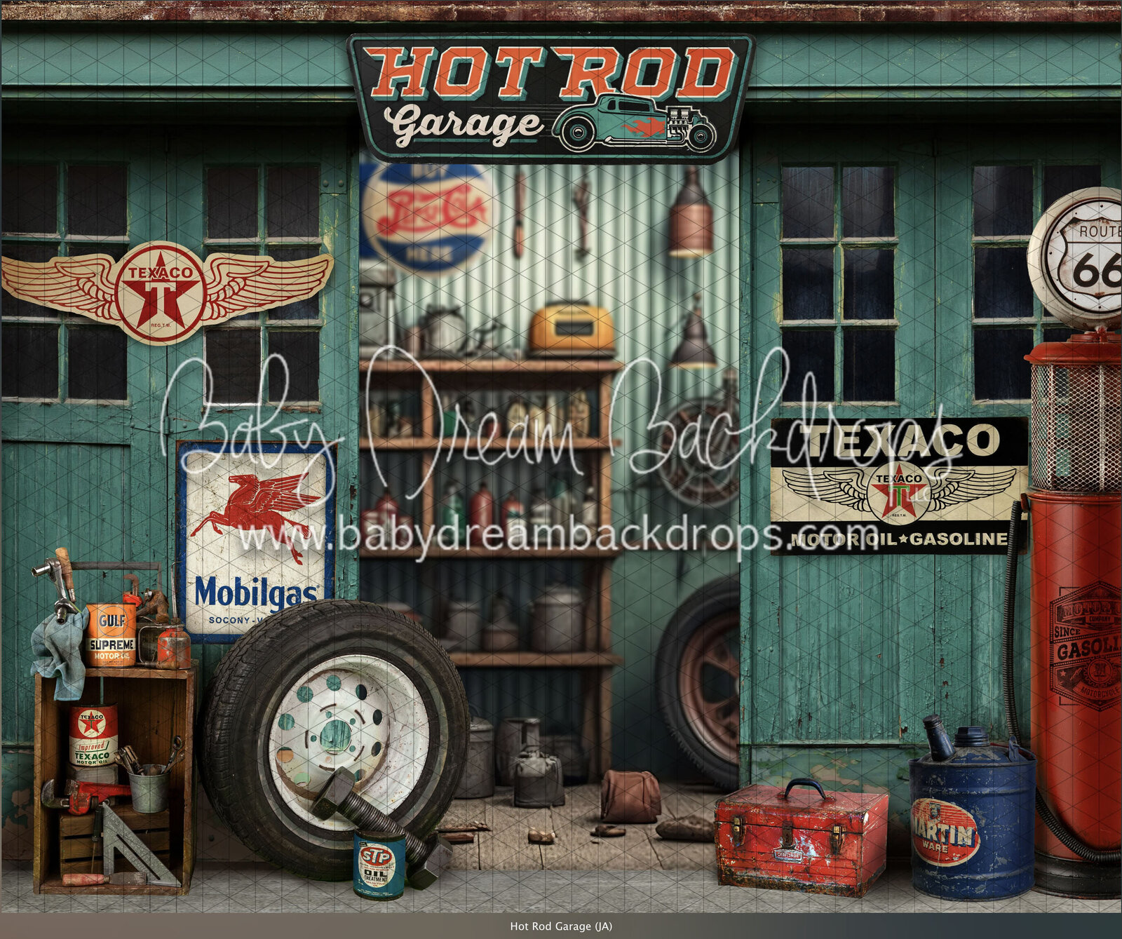 Hot Rod Garage_60x80