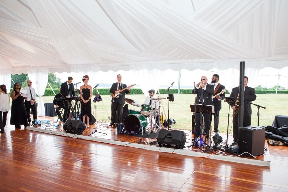 Classic tented wedding at The Eisenhower House in Newport, RI